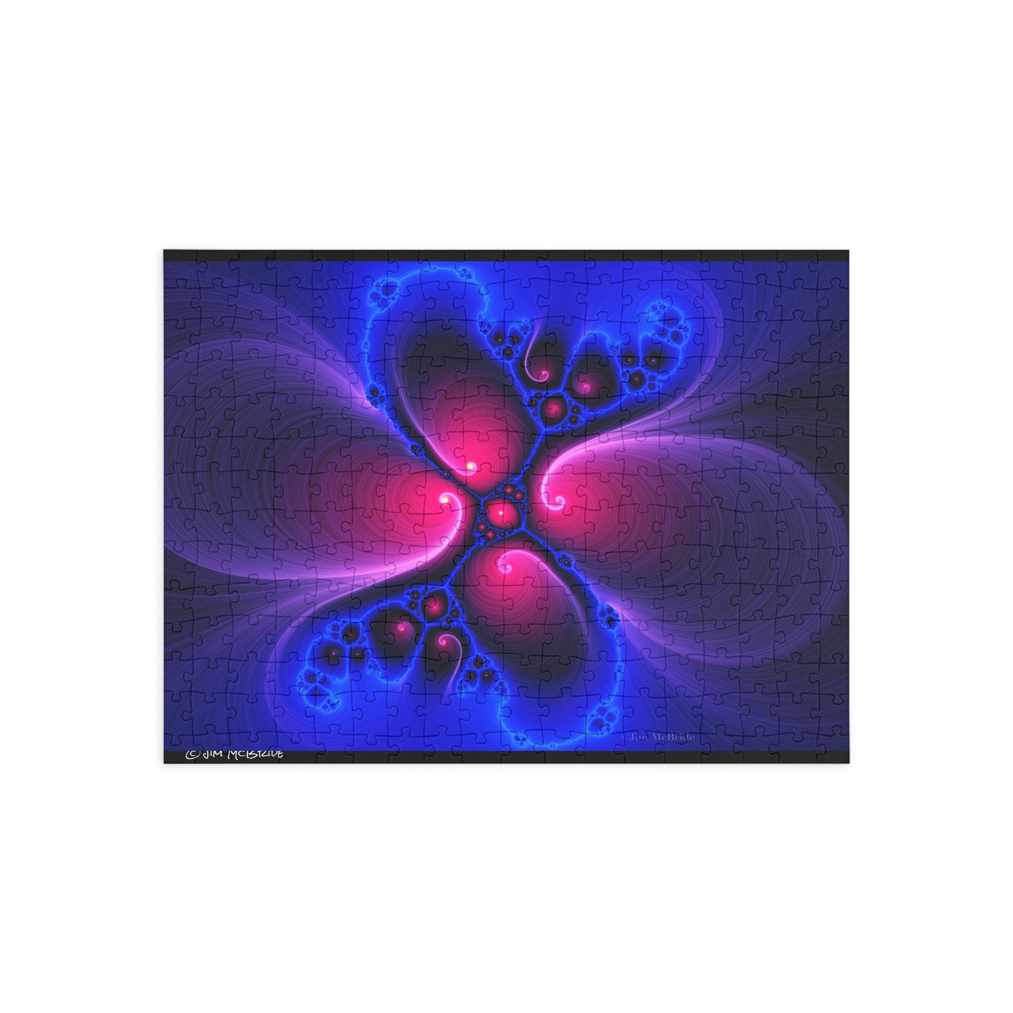 Psychedelic Fractal Jigsaw Puzzle: Vibrant Colors, Fun Challenge (1000-Piece)