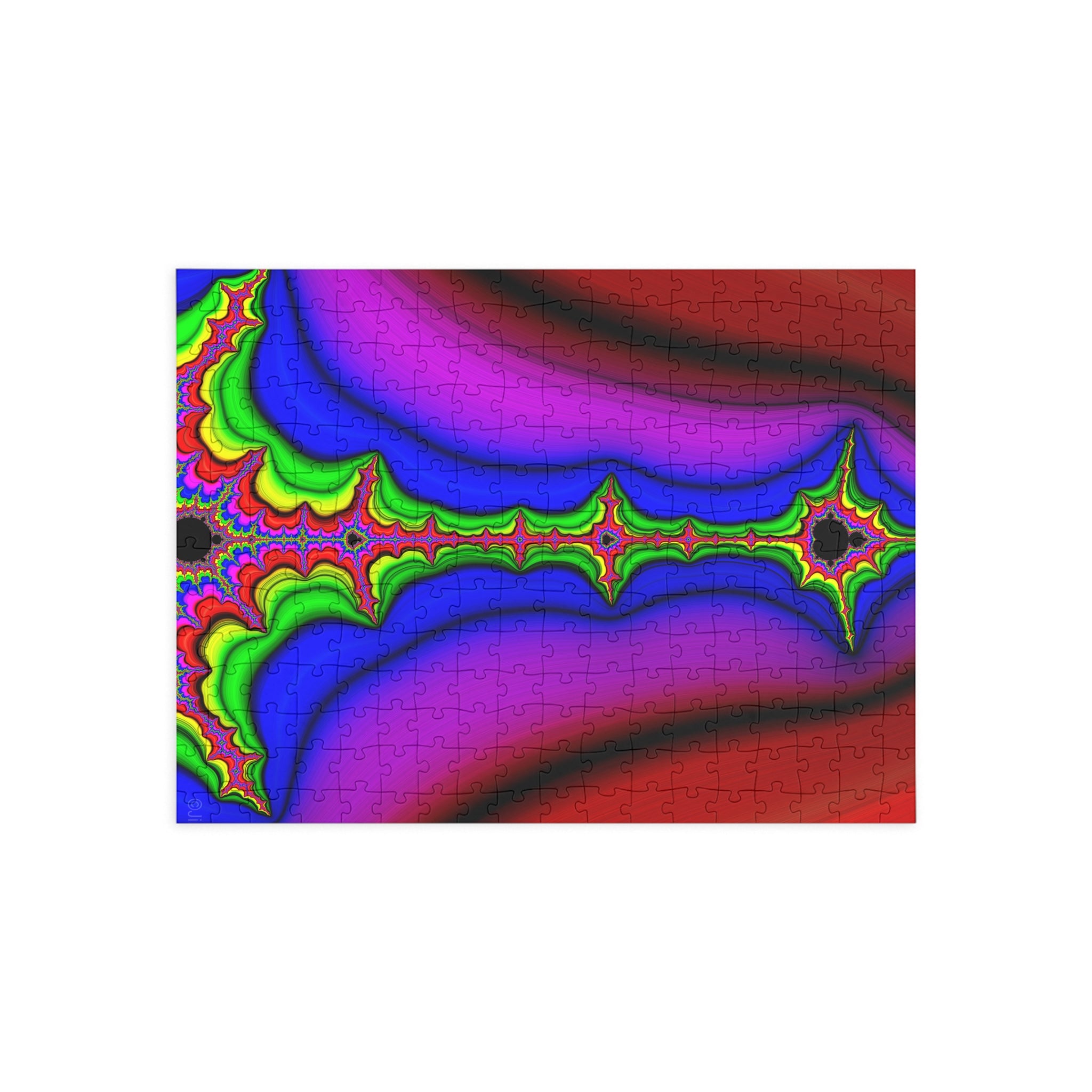 Psychedelic Fractal Jigsaw Puzzle: Vibrant Colors, Fun Challenge (1000-Piece)