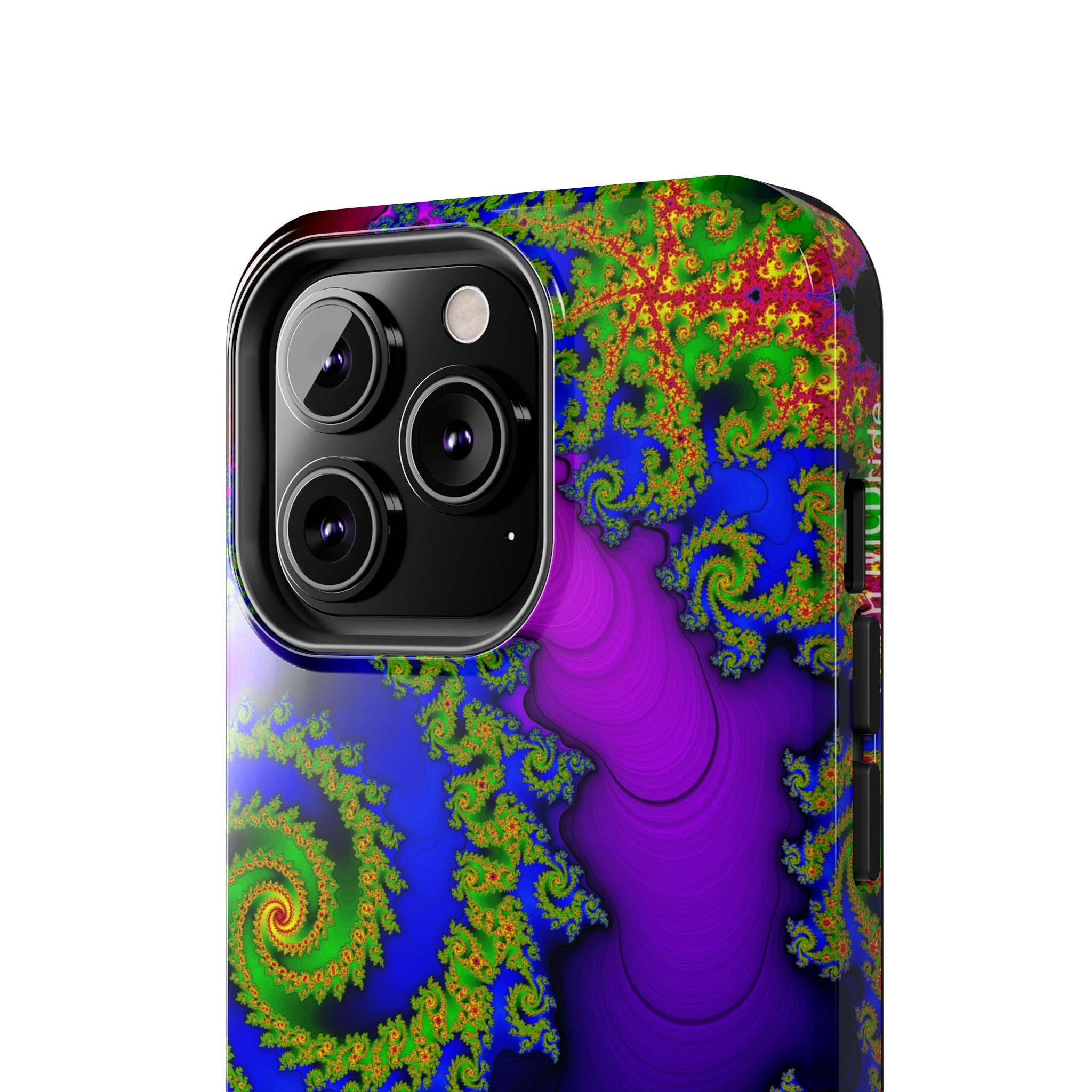 Psychedelic Fractal Tough Phone Case: Colorful Trippy Art