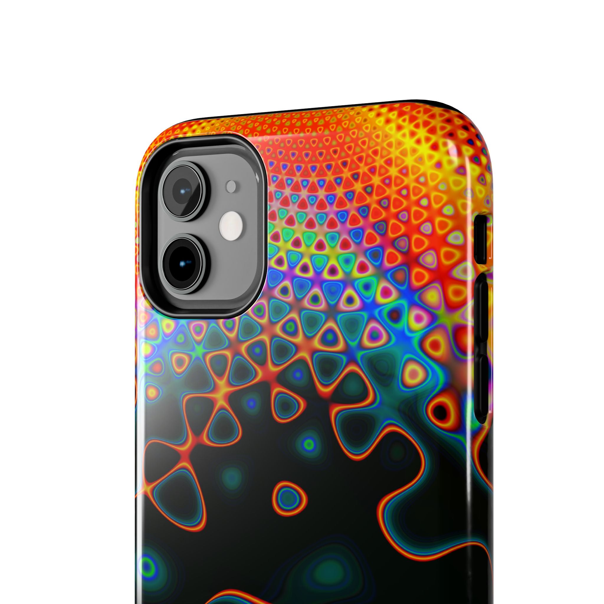 Psychedelic Fractal Tough Phone Case: Colorful Trippy Art
