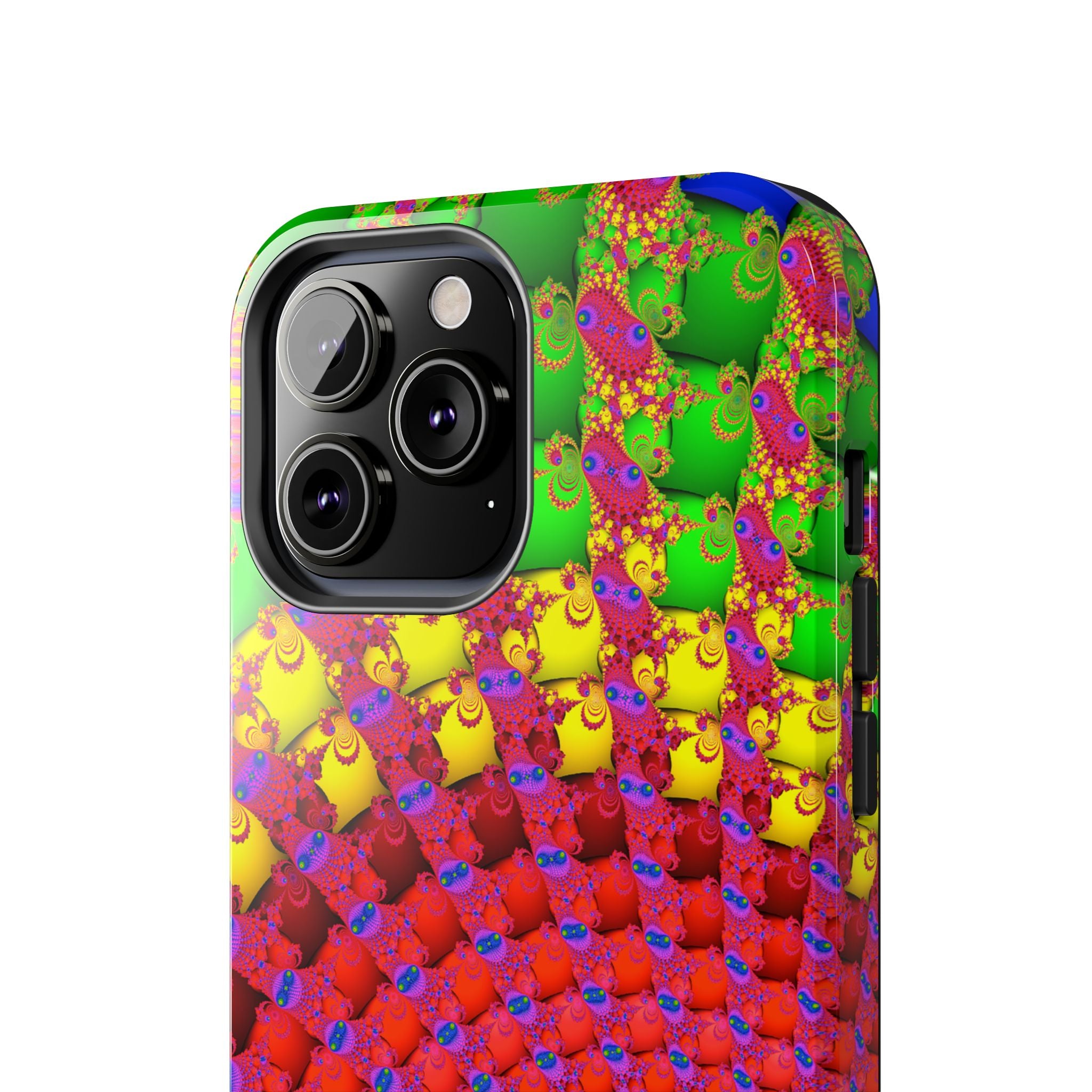 Psychedelic Fractal Tough Phone Case: Colorful Trippy Art