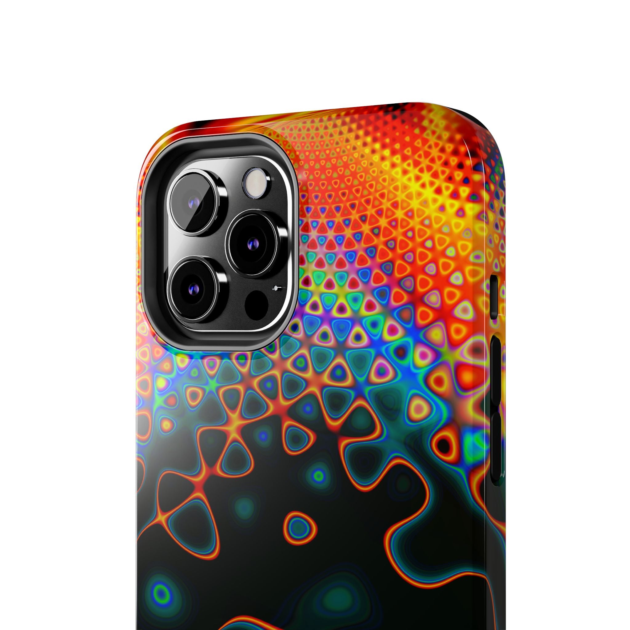 Psychedelic Fractal Tough Phone Case: Colorful Trippy Art