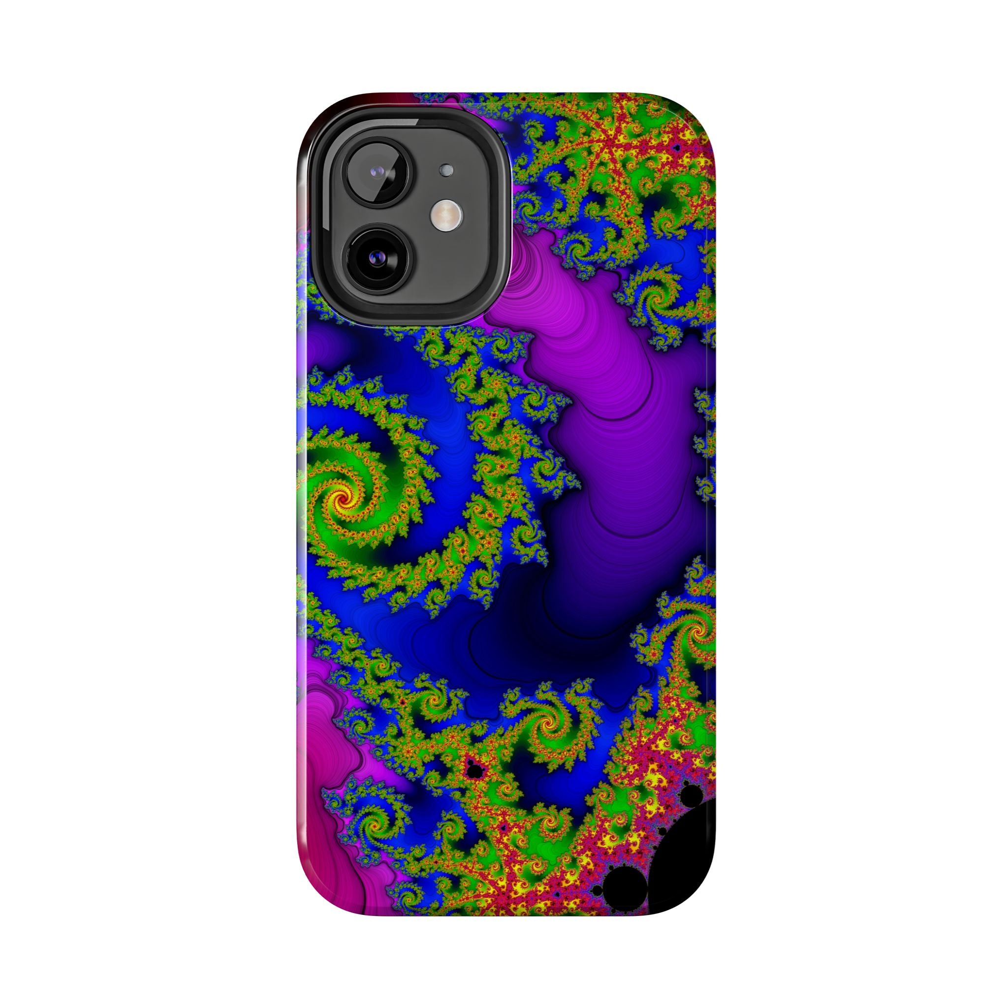 Psychedelic Fractal Tough Phone Case: Colorful Trippy Art