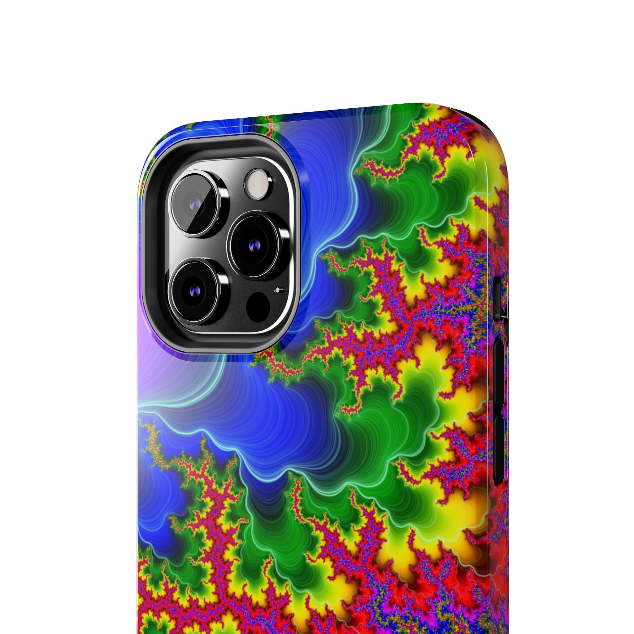 Psychedelic Fractal Tough Phone Case: Colorful Trippy Art