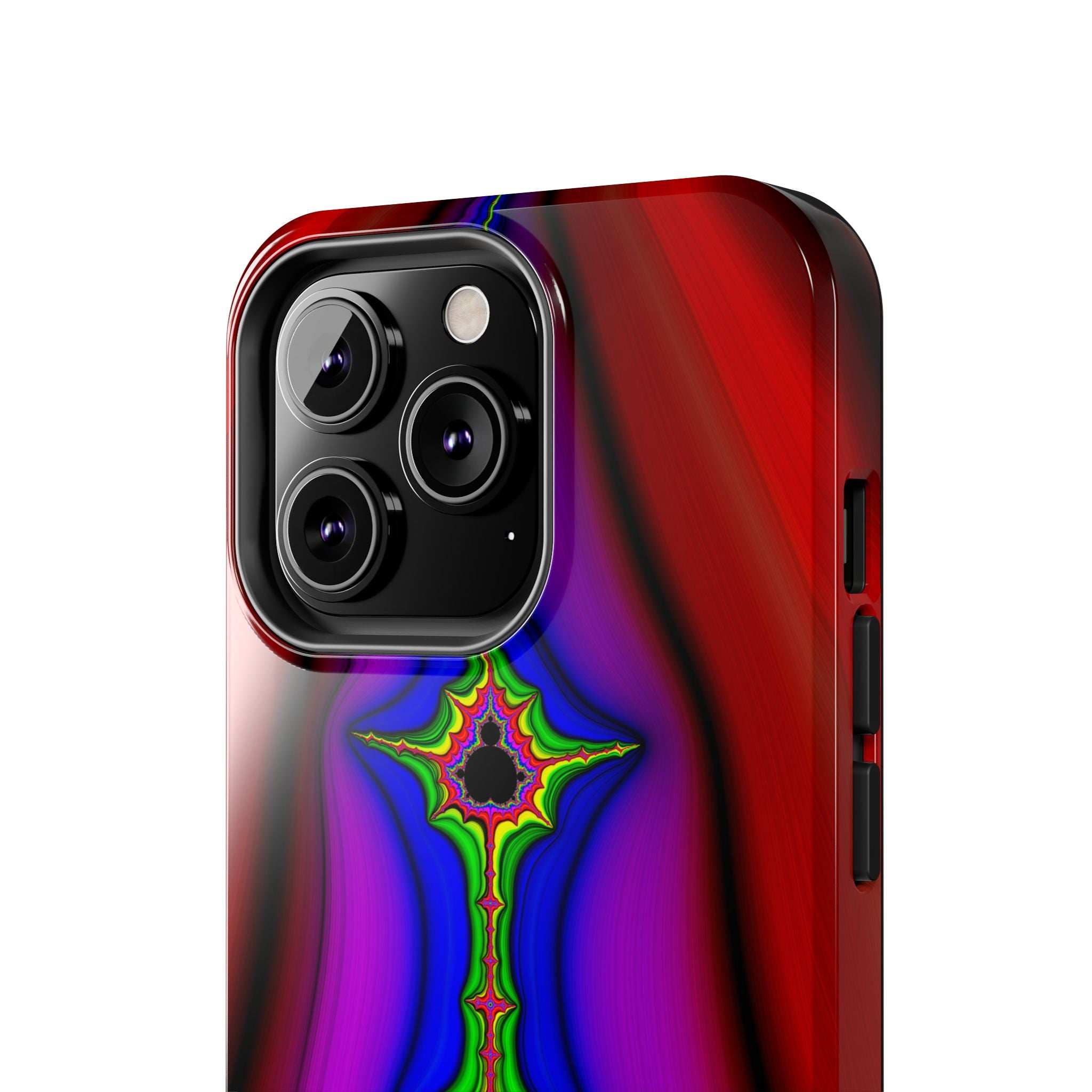Psychedelic Fractal Tough Phone Case: Colorful Trippy Art