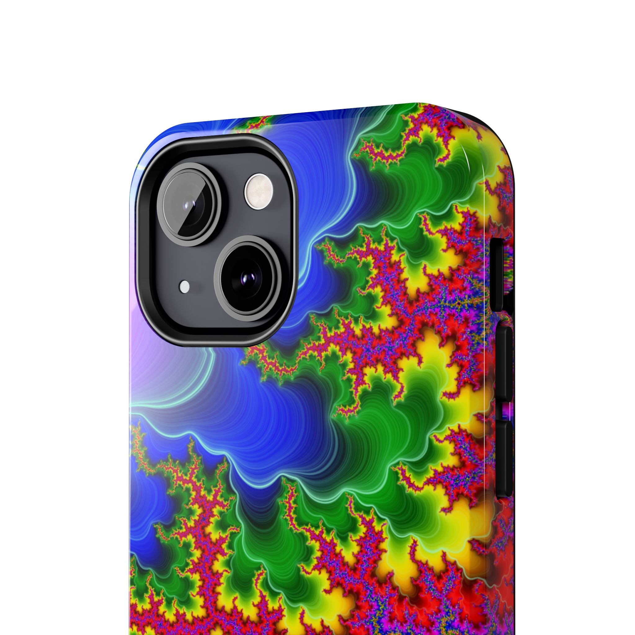 Psychedelic Fractal Tough Phone Case: Colorful Trippy Art