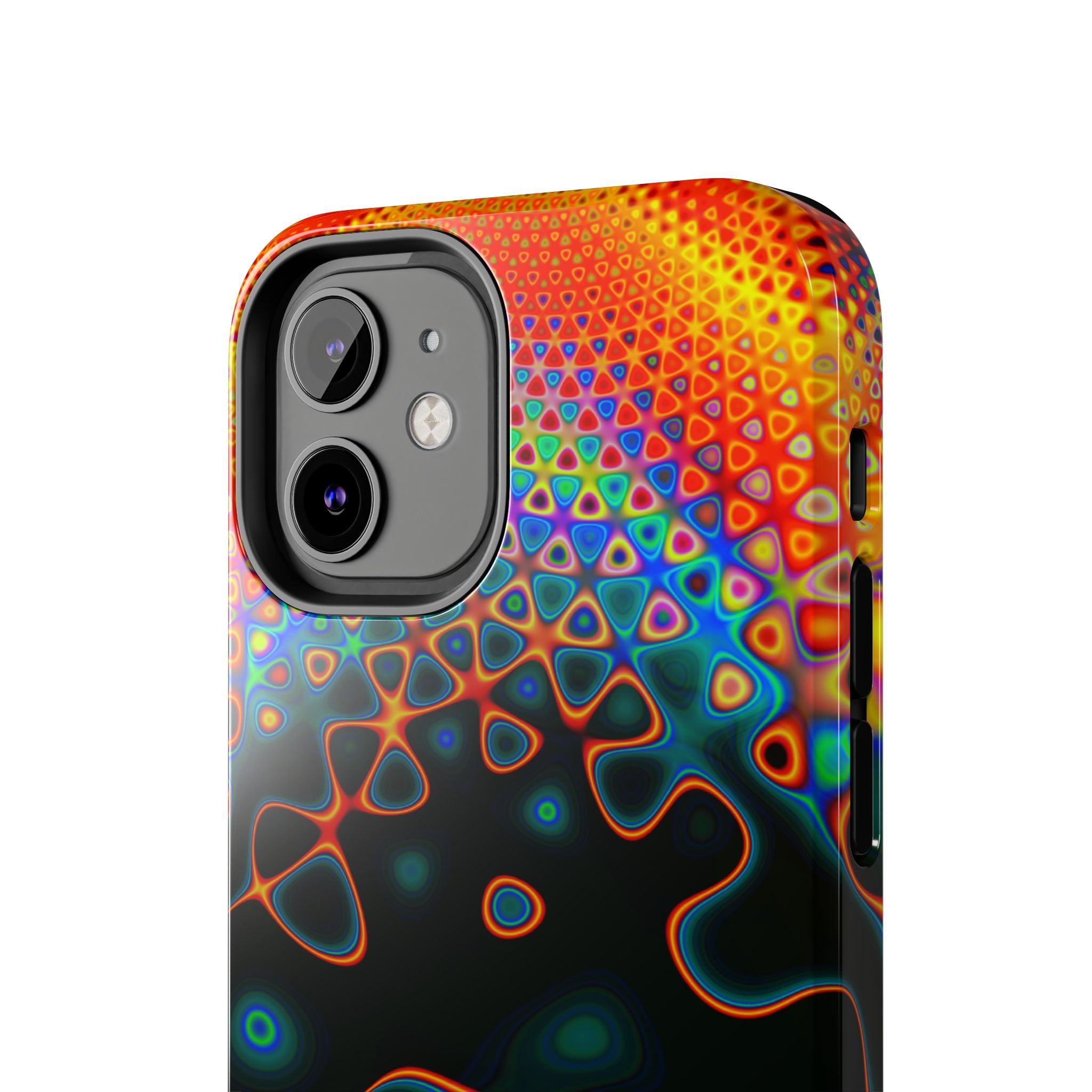 Psychedelic Fractal Tough Phone Case: Colorful Trippy Art