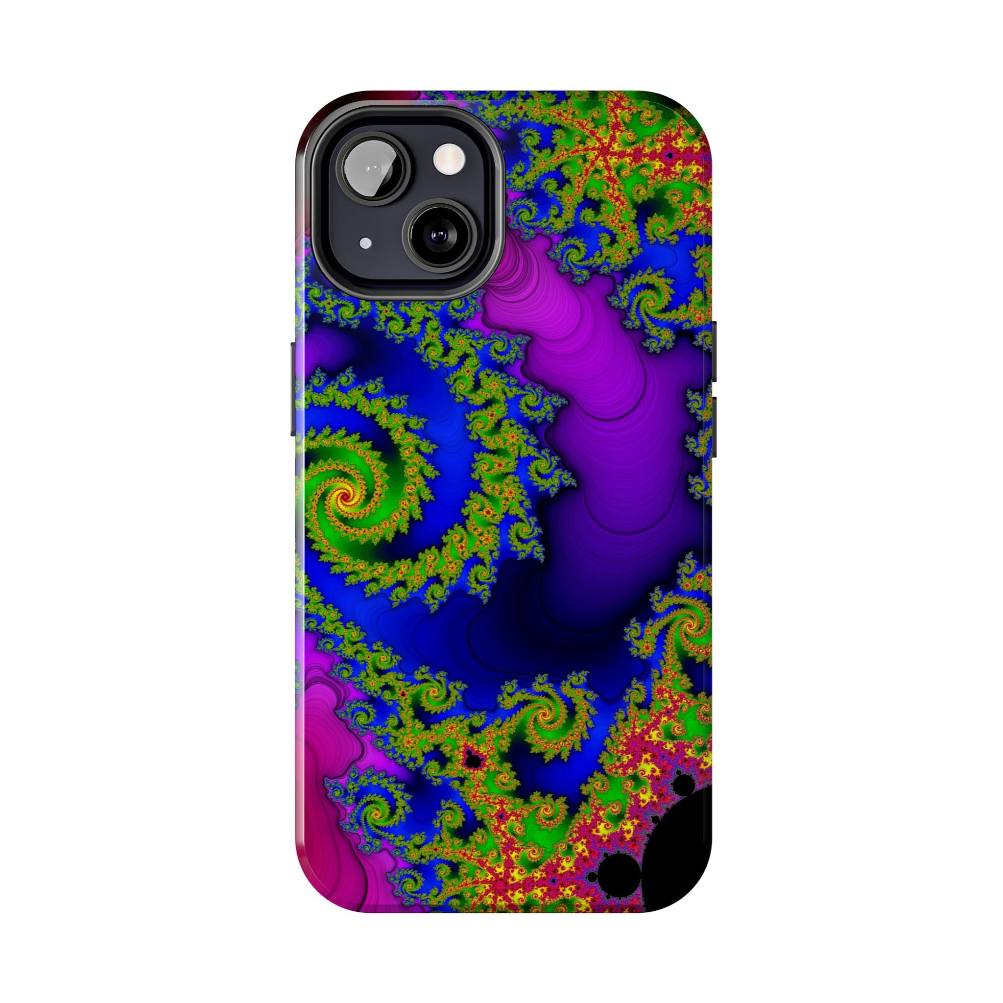 Psychedelic Fractal Tough Phone Case: Colorful Trippy Art