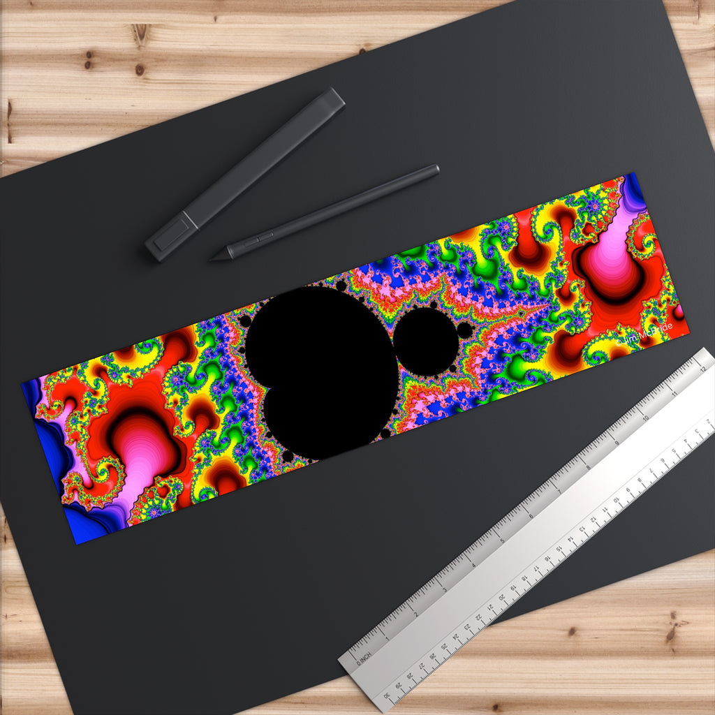 Fractal Bumper Sticker: Trippy Abstract Mandelbrot Art, Waterproof Vinyl