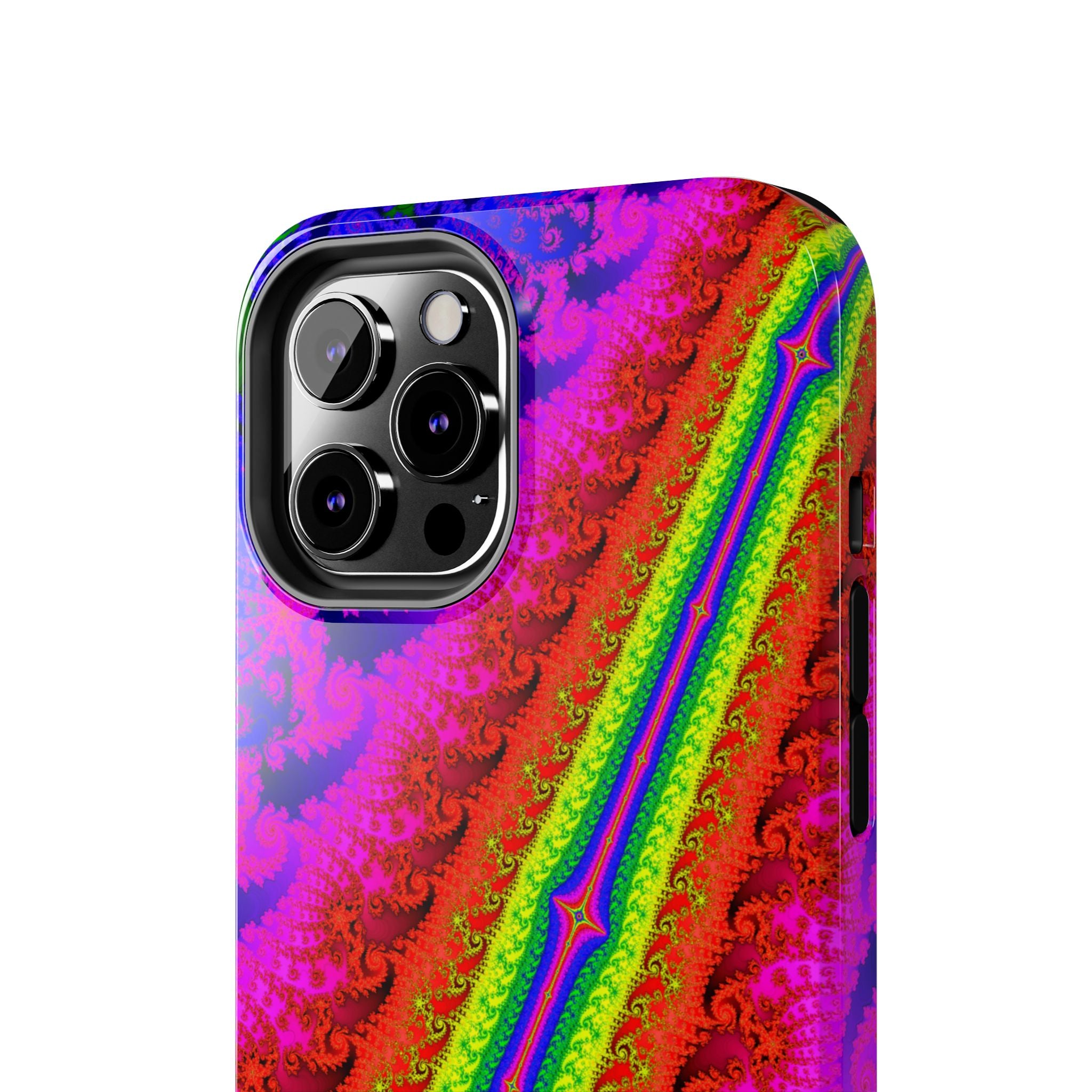 Psychedelic Fractal Tough Phone Case: Colorful Trippy Art
