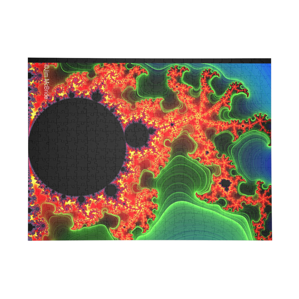 Psychedelic Fractal Jigsaw Puzzle: Vibrant Colors, Fun Challenge (1000-Piece)