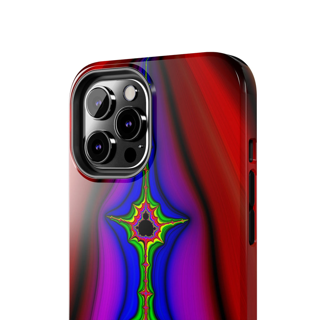 Psychedelic Fractal Tough Phone Case: Colorful Trippy Art