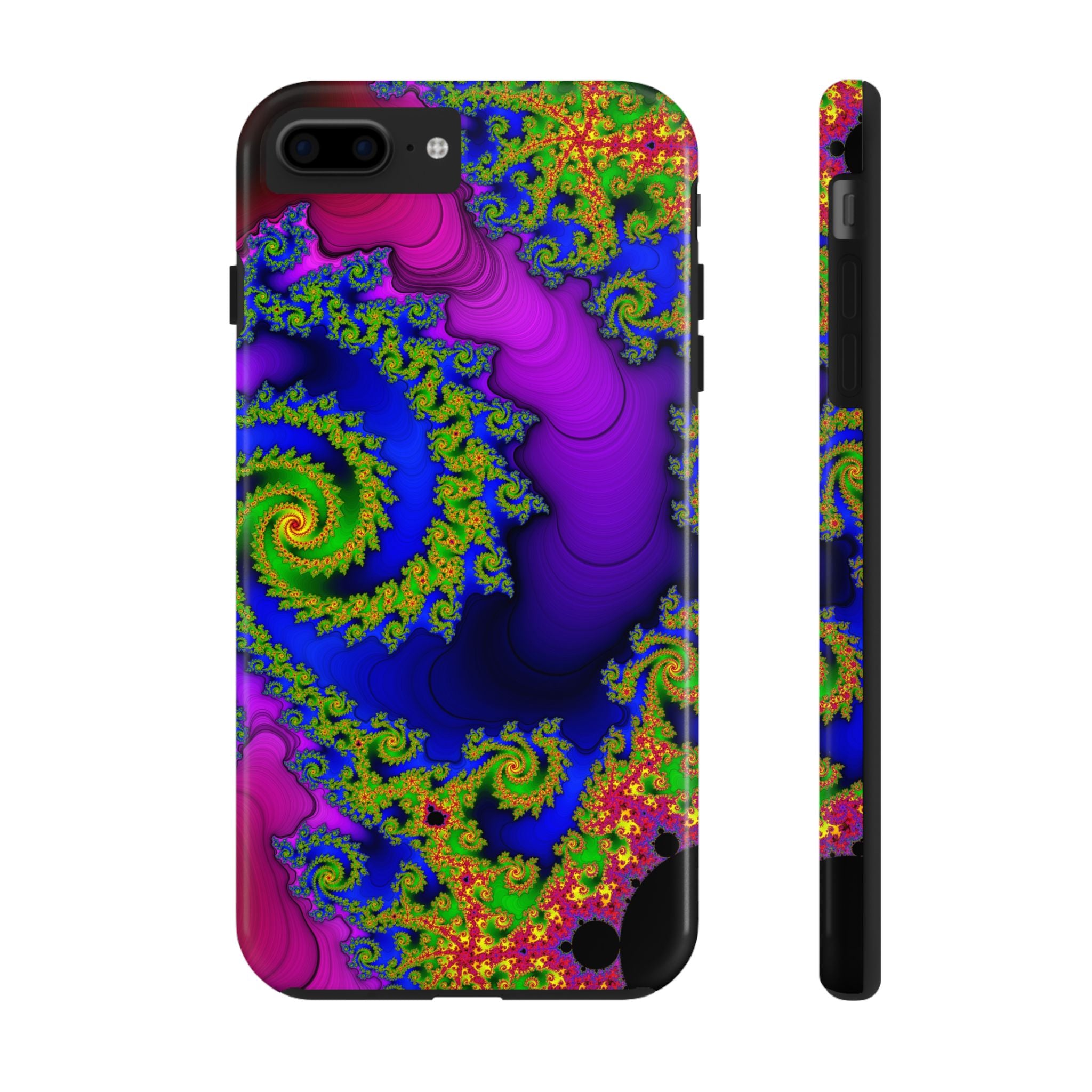 Psychedelic Fractal Tough Phone Case: Colorful Trippy Art