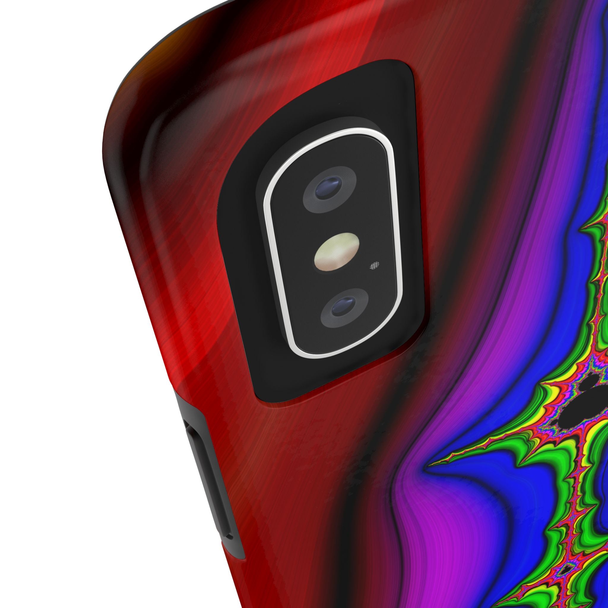 Psychedelic Fractal Tough Phone Case: Colorful Trippy Art