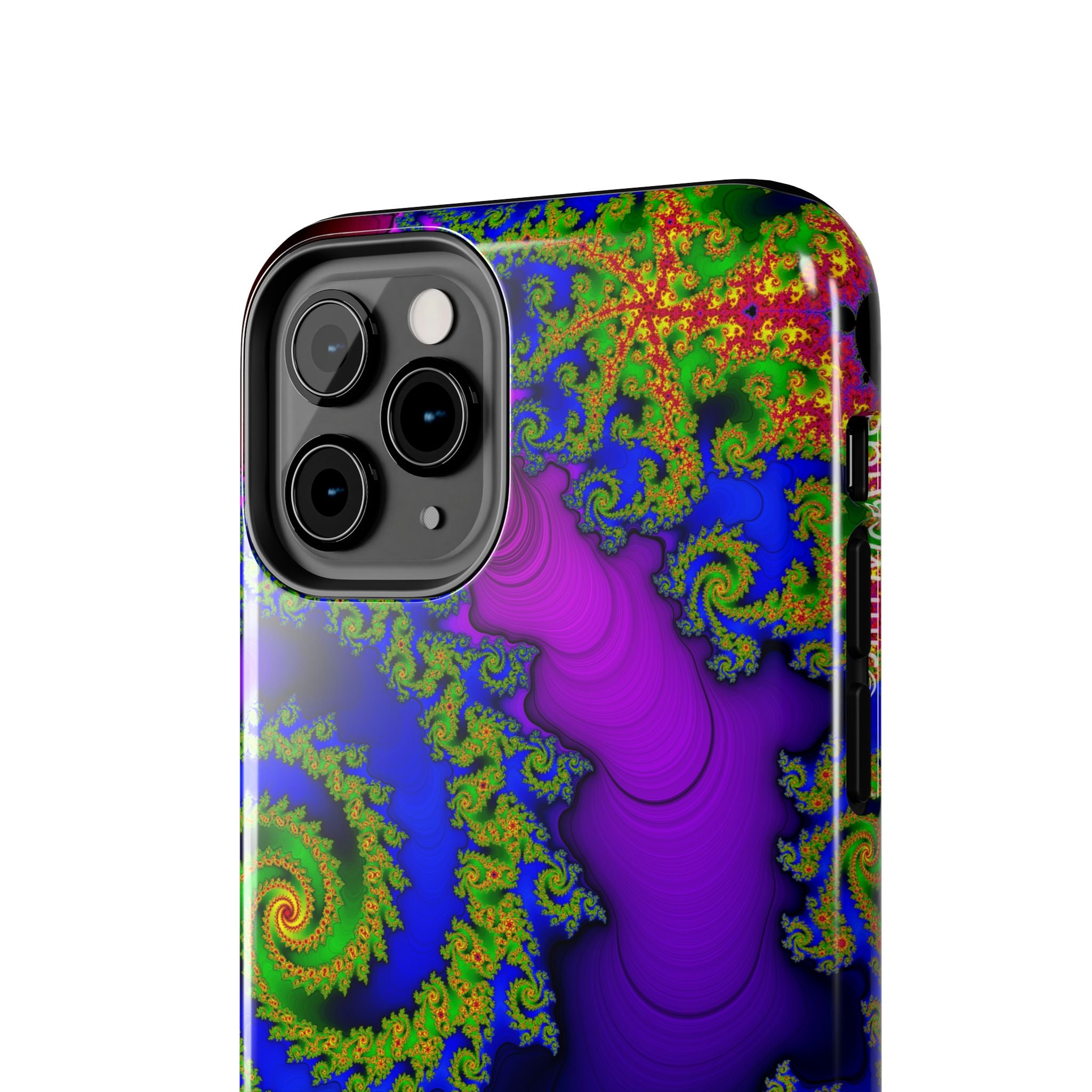 Psychedelic Fractal Tough Phone Case: Colorful Trippy Art