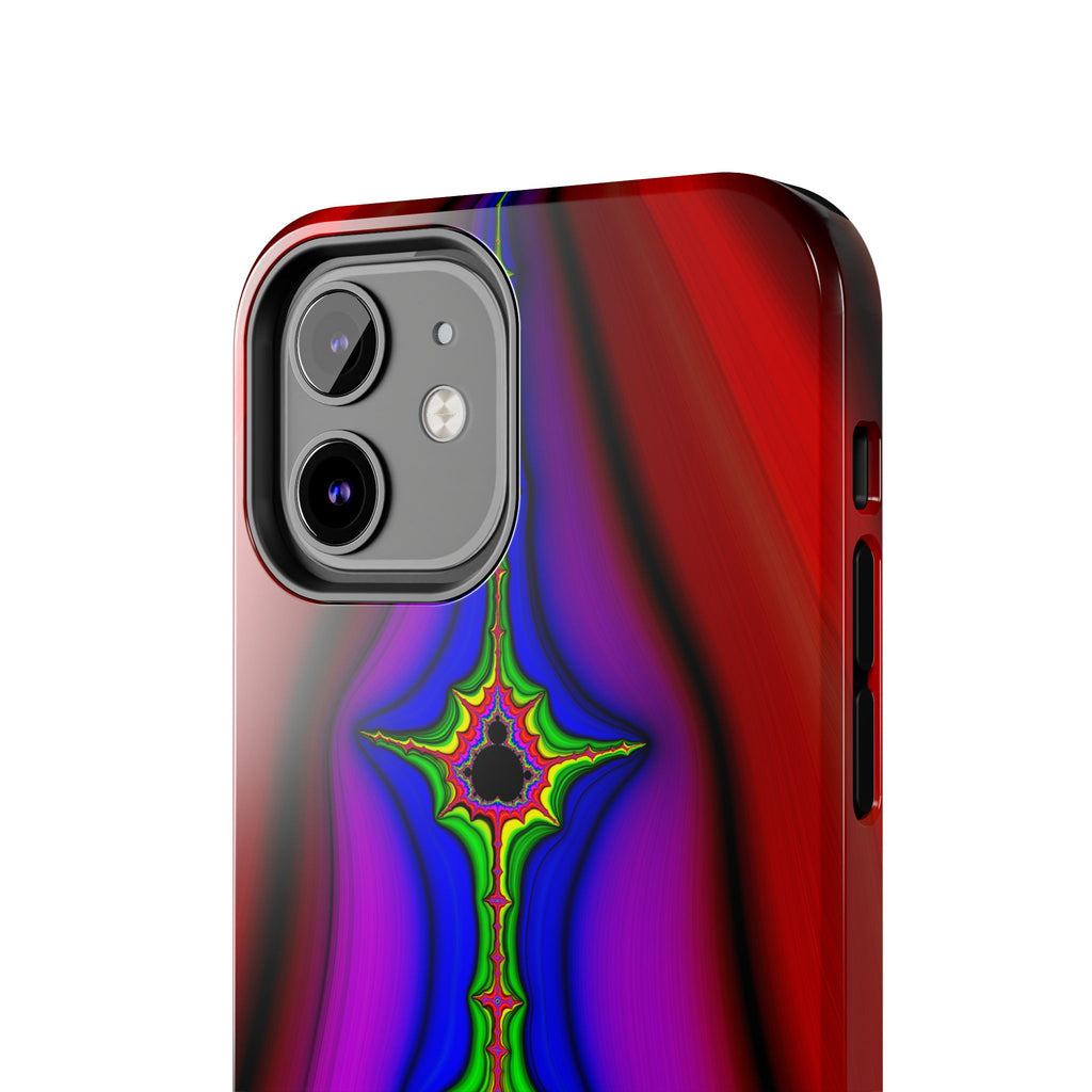 Psychedelic Fractal Tough Phone Case: Colorful Trippy Art
