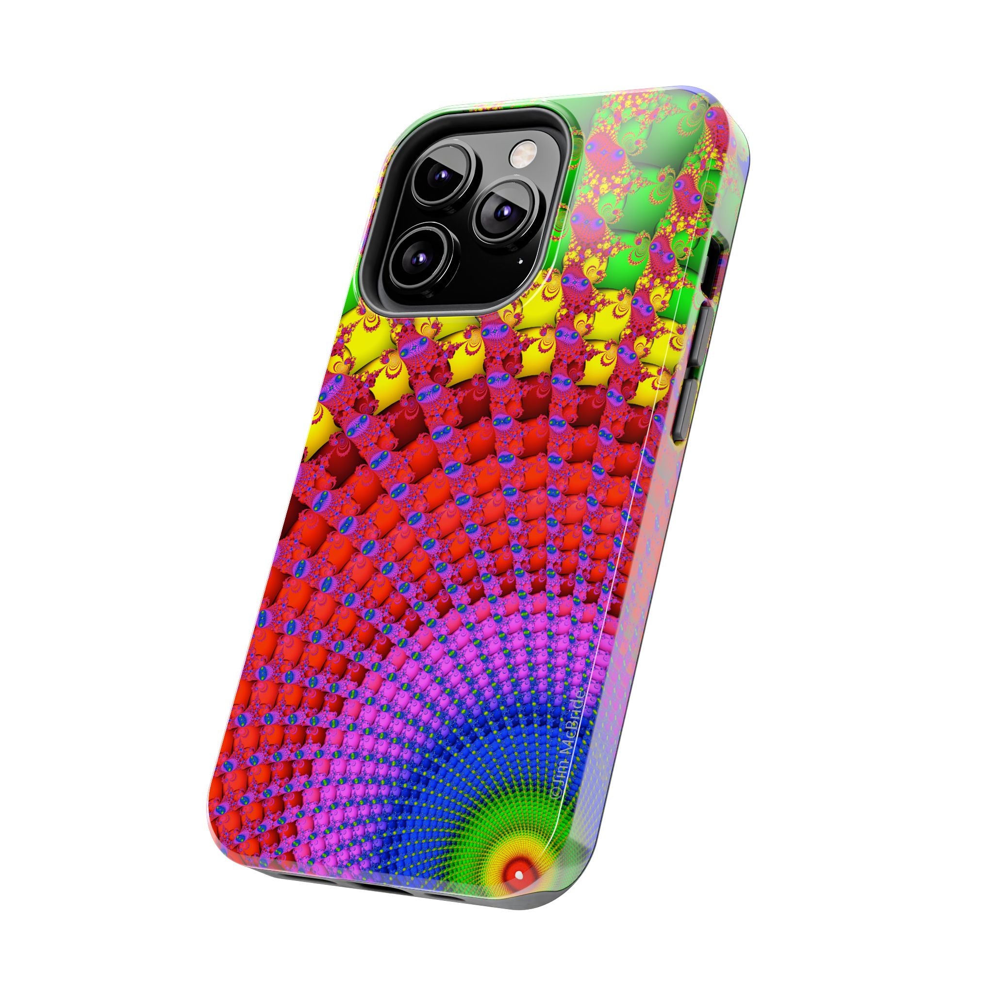 Psychedelic Fractal Tough Phone Case: Colorful Trippy Art