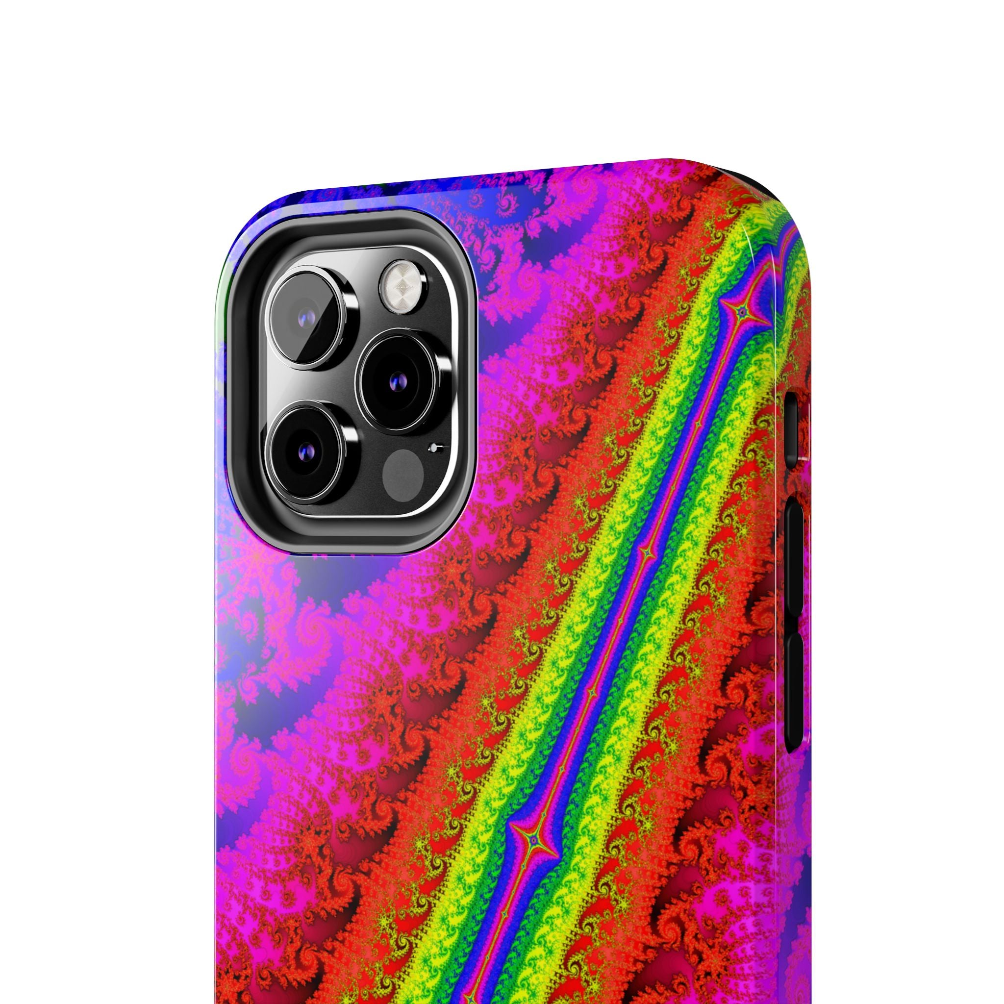 Psychedelic Fractal Tough Phone Case: Colorful Trippy Art