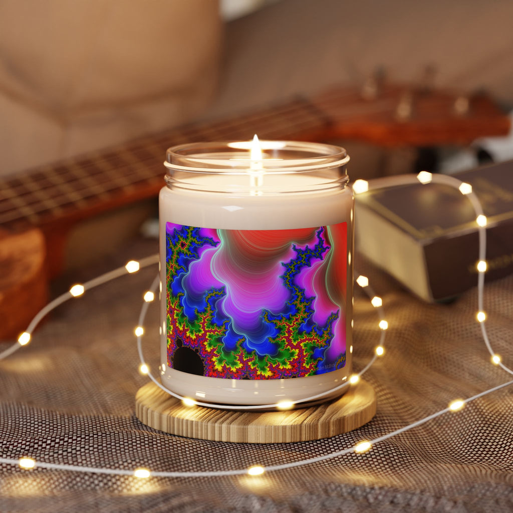Lightning Fractal Scented Soy Candle - 9oz, Clean Scents