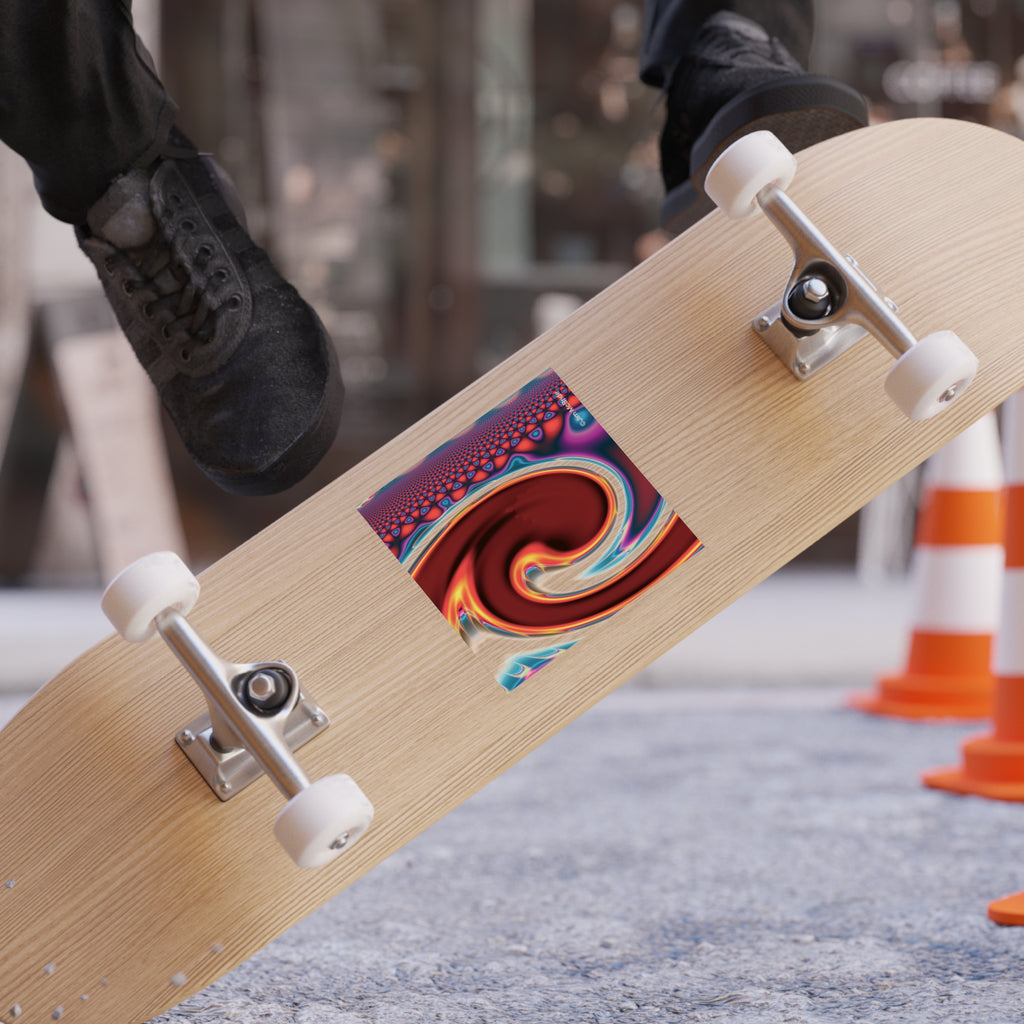 Trippy Fractal Sticker: Transparent Boho Window Vinyl Decal