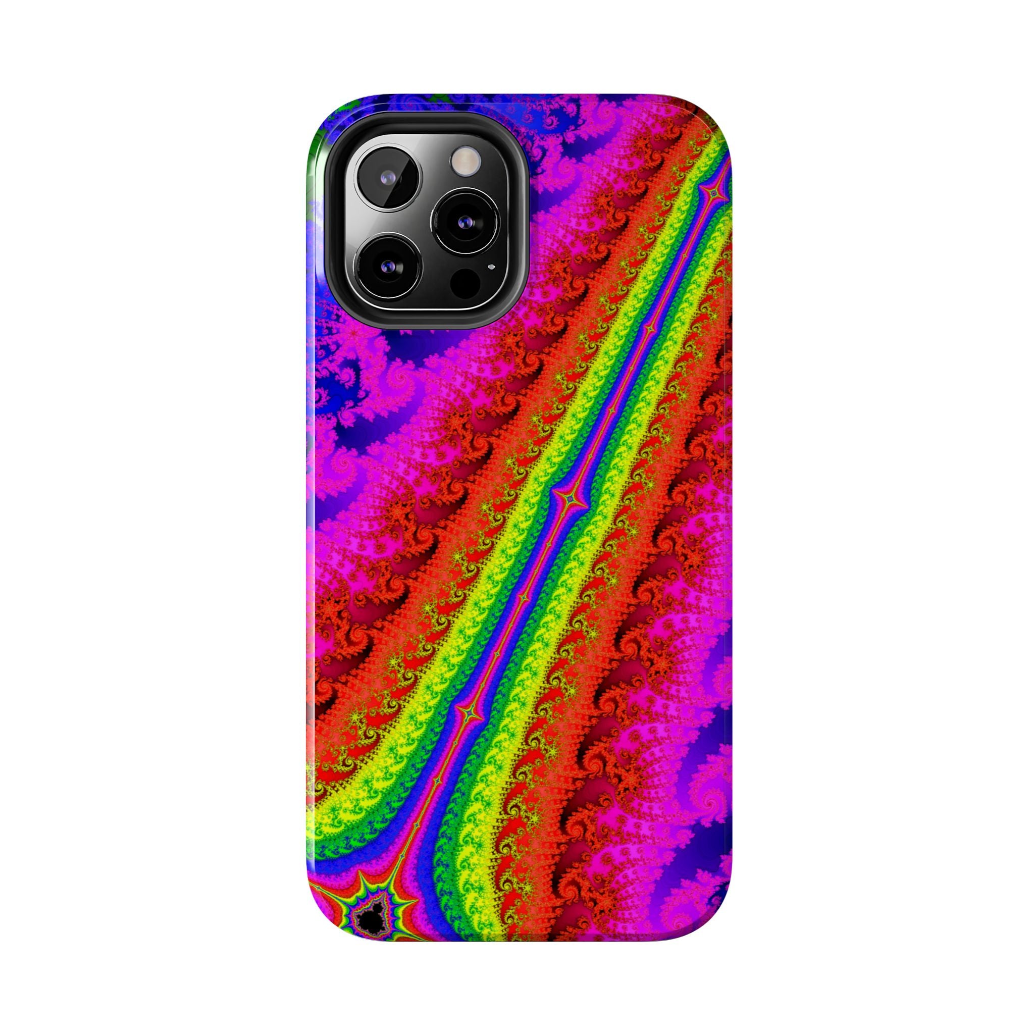 Psychedelic Fractal Tough Phone Case: Colorful Trippy Art