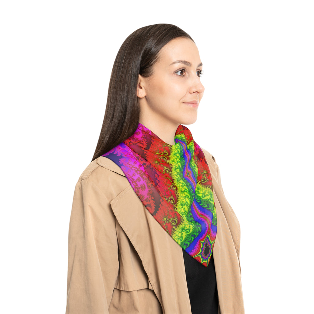Trippy Mandelbrot Fractal Scarf: Colorful Abstract Art