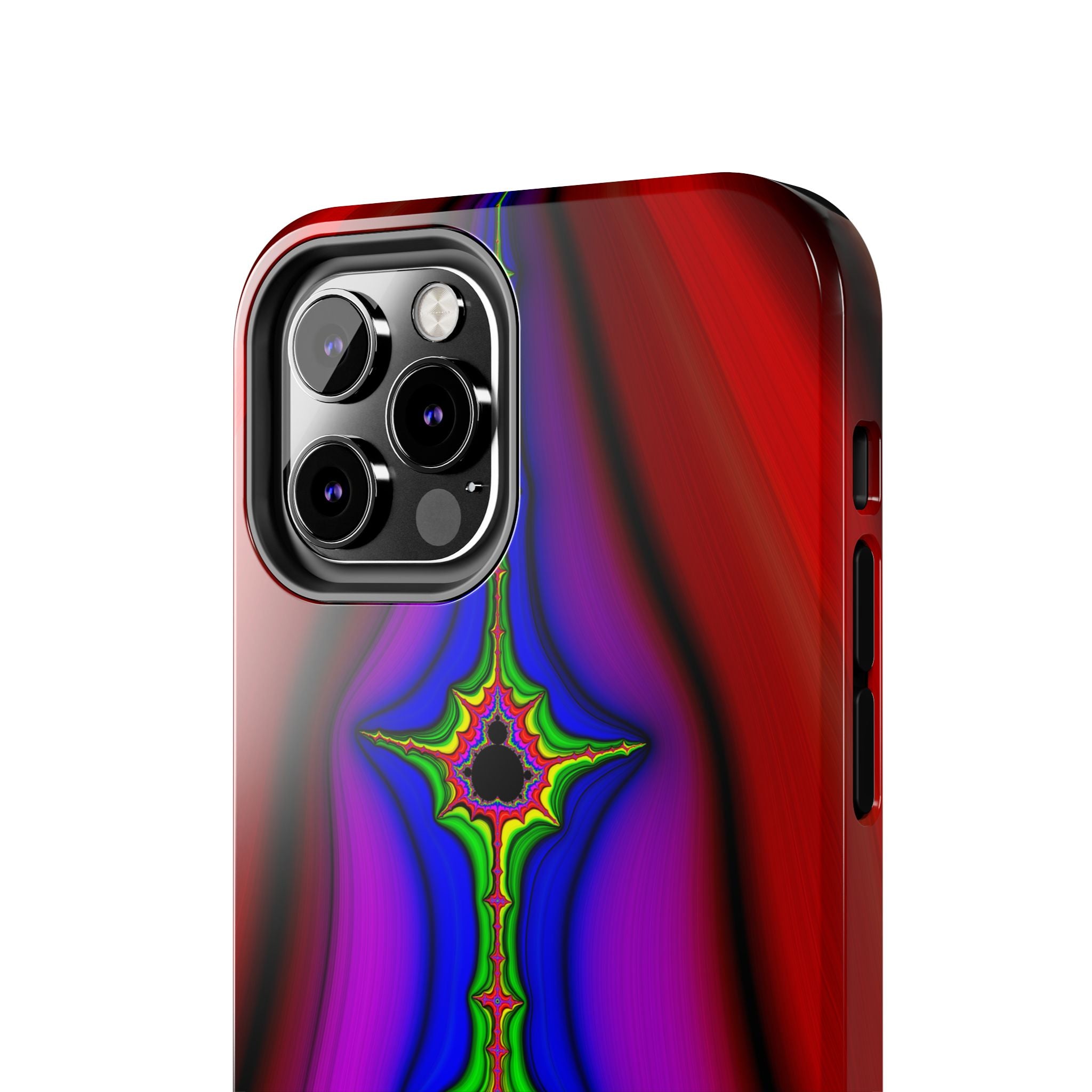 Psychedelic Fractal Tough Phone Case: Colorful Trippy Art