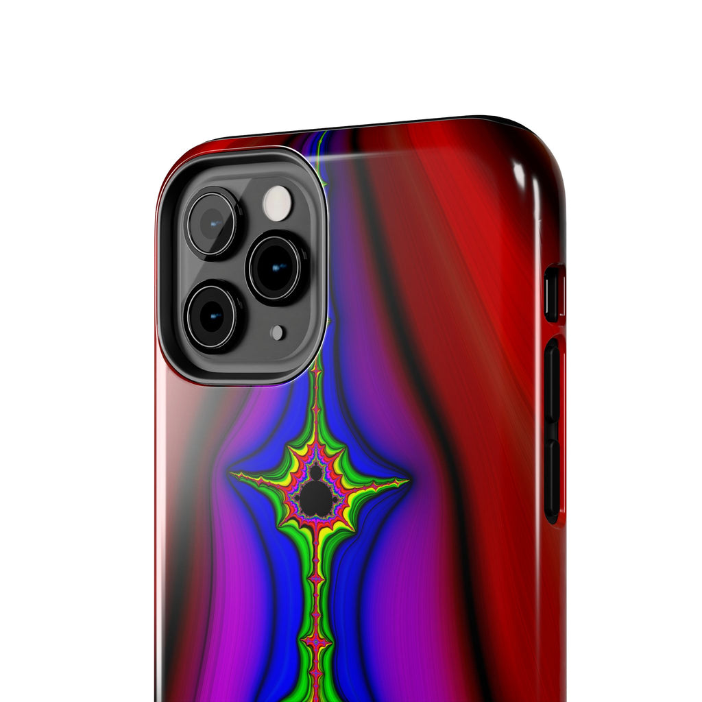Psychedelic Fractal Tough Phone Case: Colorful Trippy Art
