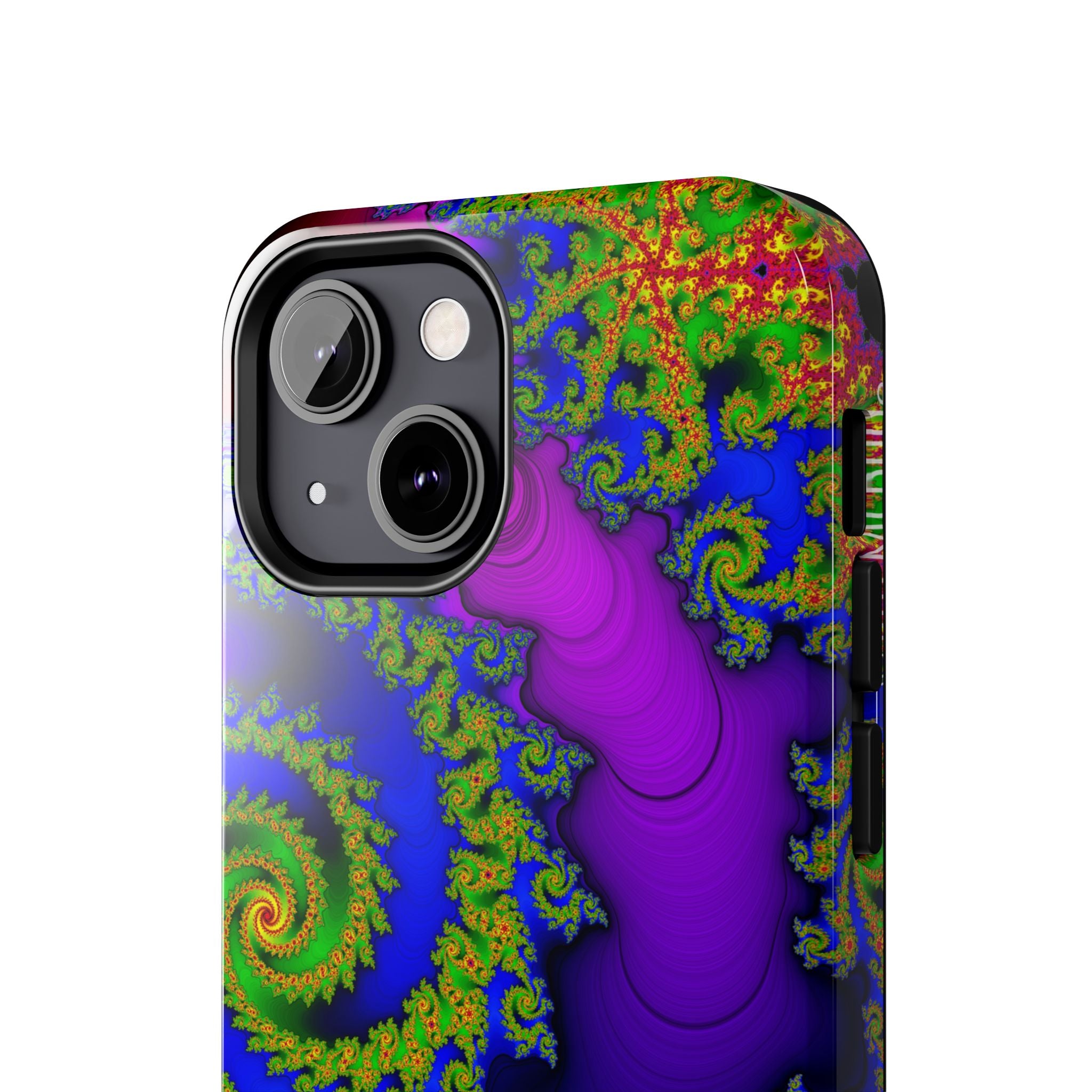 Psychedelic Fractal Tough Phone Case: Colorful Trippy Art
