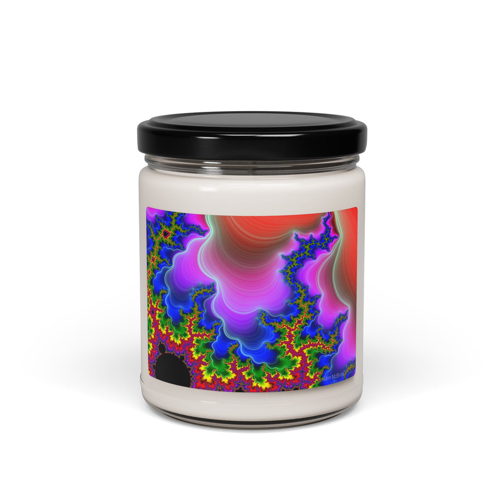 Lightning Fractal Scented Soy Candle - 9oz, Clean Scents