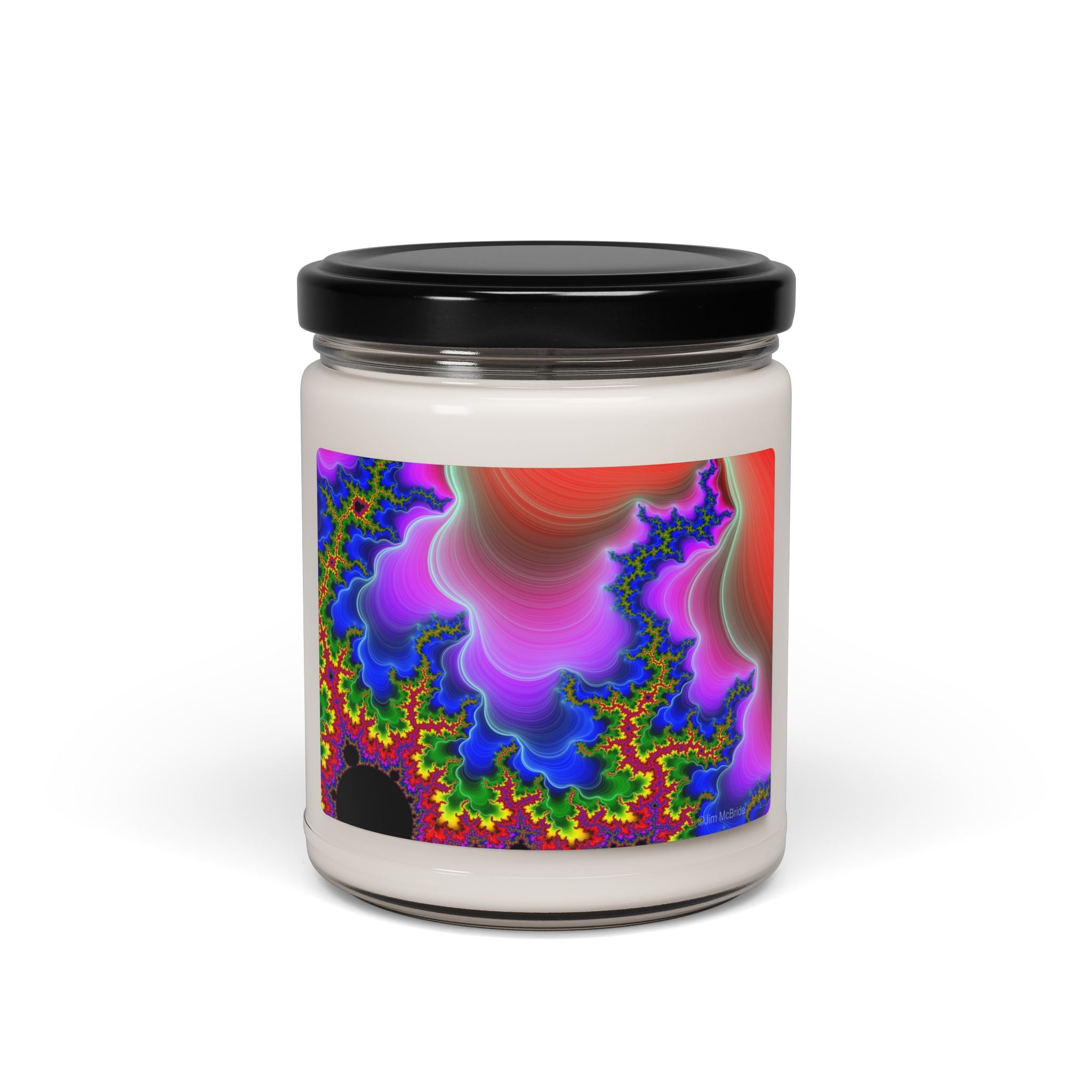 Lightning Fractal Scented Soy Candle - 9oz, Clean Scents