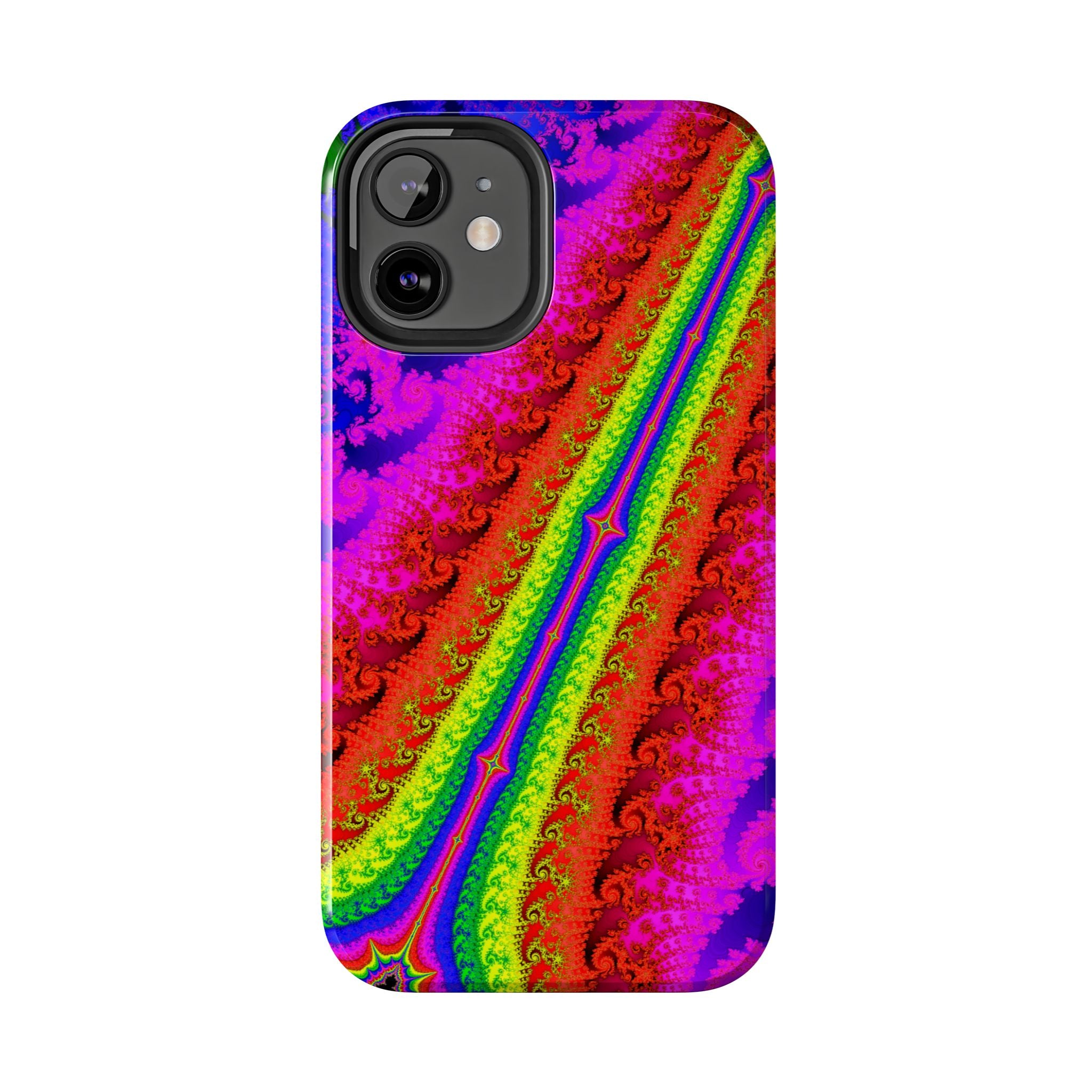 Psychedelic Fractal Tough Phone Case: Colorful Trippy Art