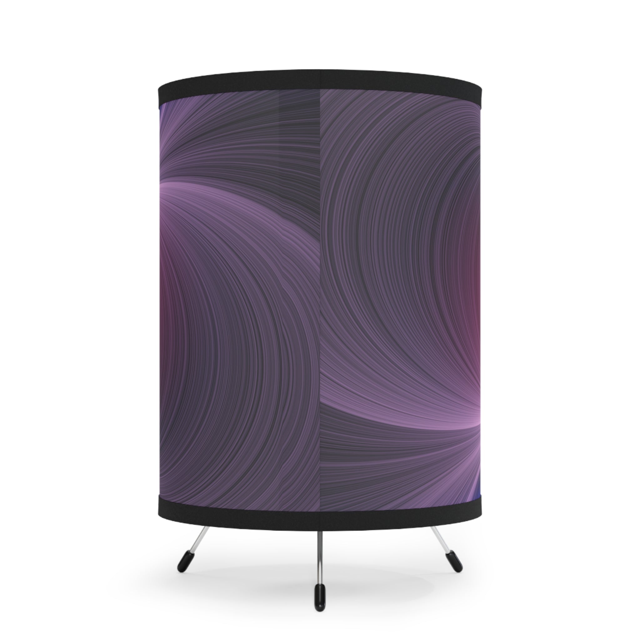 Psychedelic Fractal Lampshade: Vibrant Mandala Print, Meditation Lamp