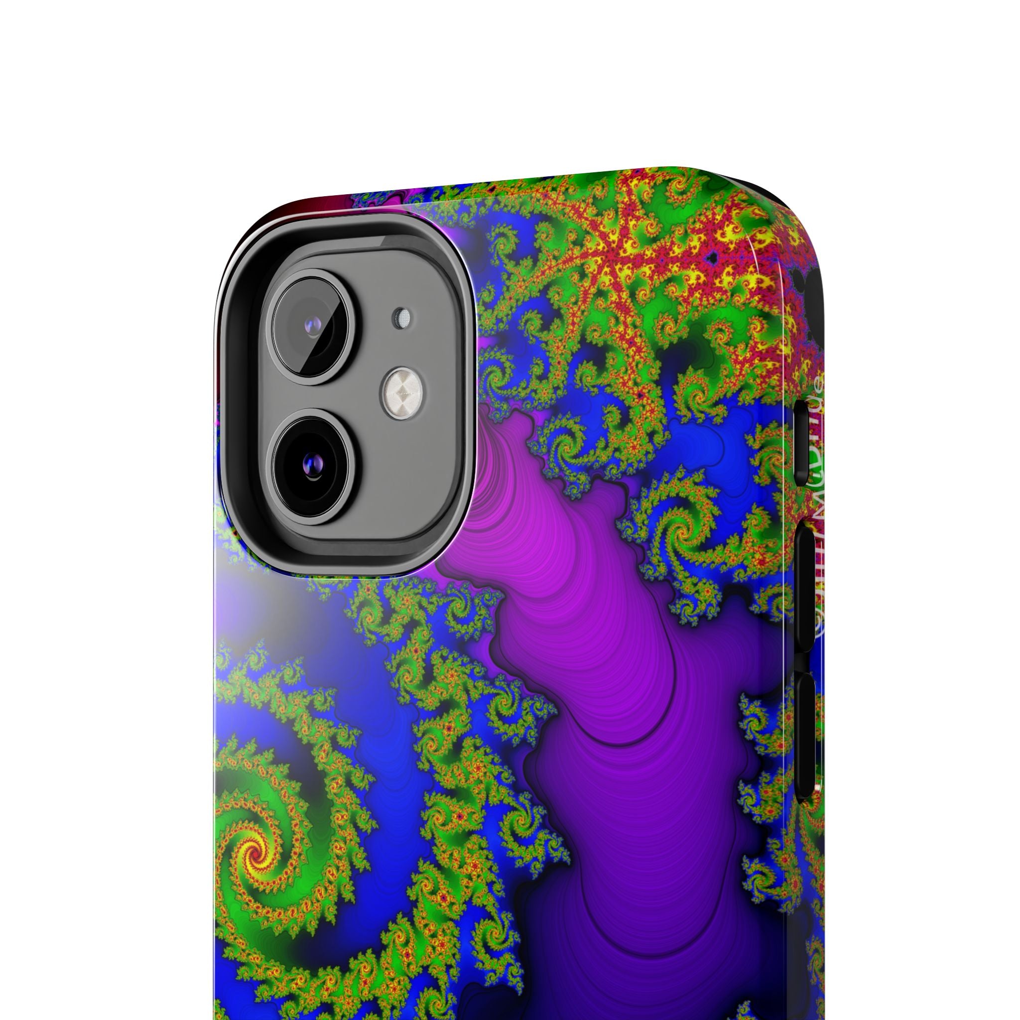 Psychedelic Fractal Tough Phone Case: Colorful Trippy Art