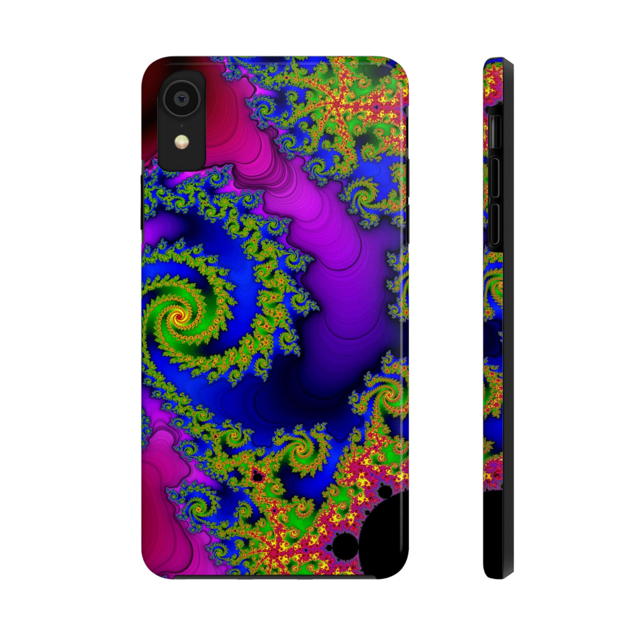 Psychedelic Fractal Tough Phone Case: Colorful Trippy Art
