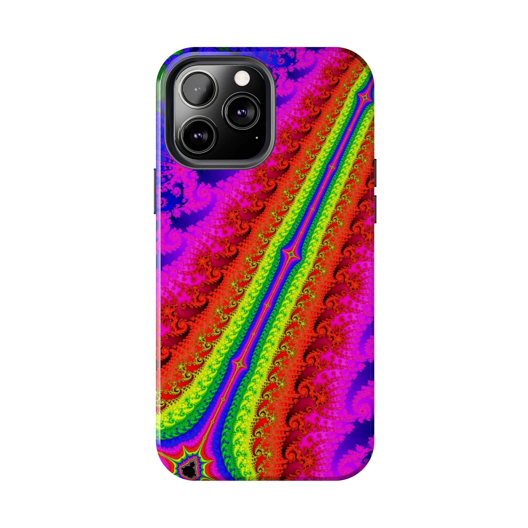 Psychedelic Fractal Tough Phone Case: Colorful Trippy Art