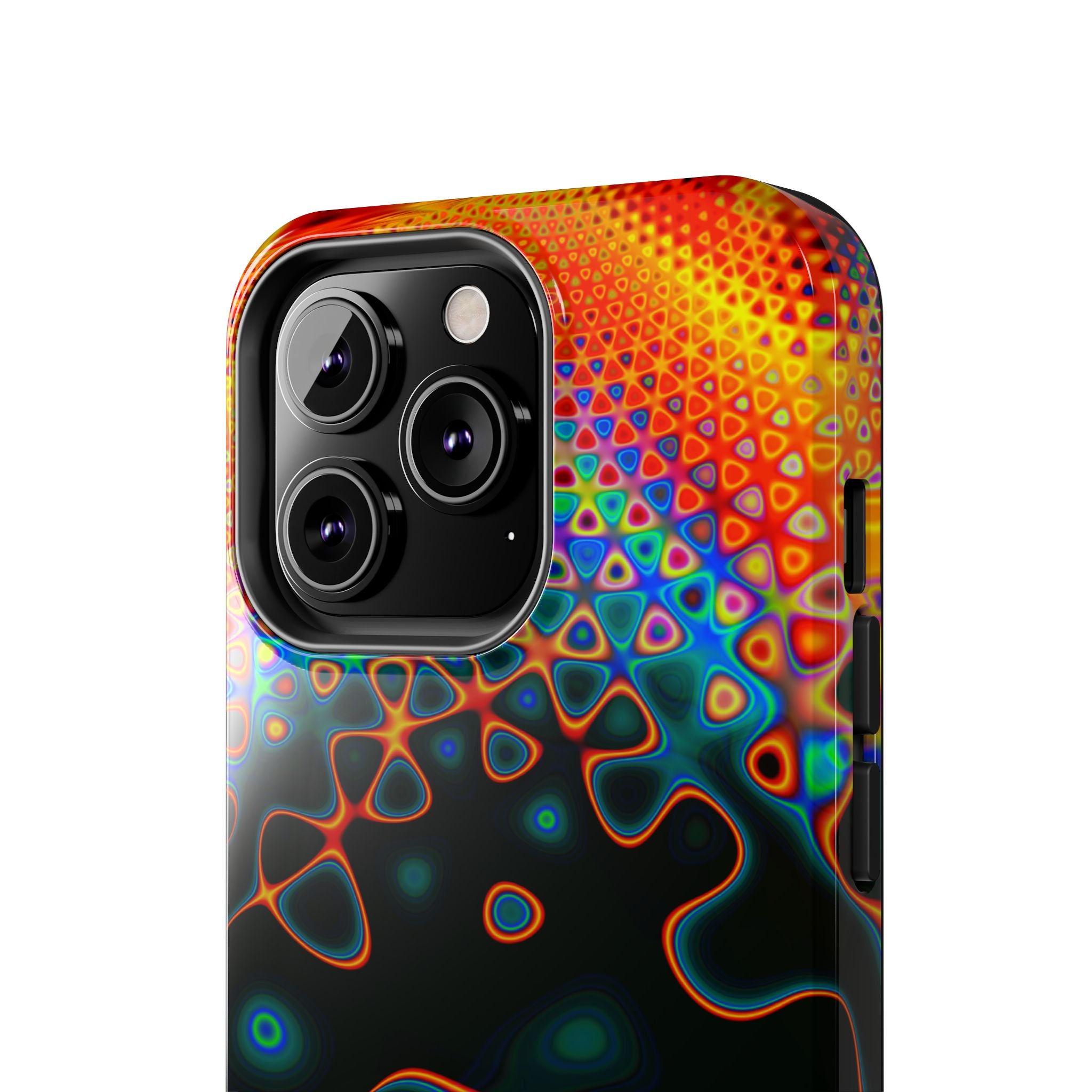Psychedelic Fractal Tough Phone Case: Colorful Trippy Art
