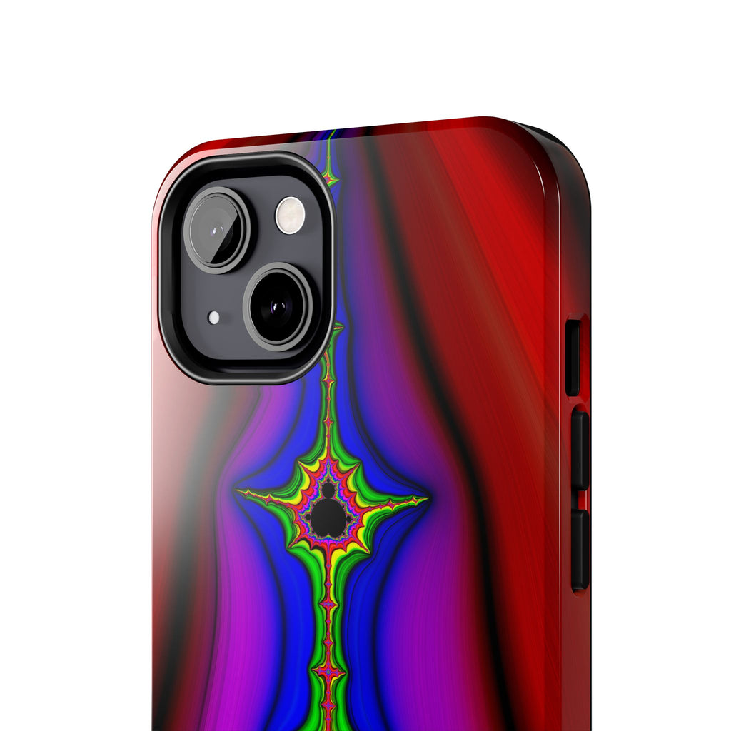 Psychedelic Fractal Tough Phone Case: Colorful Trippy Art