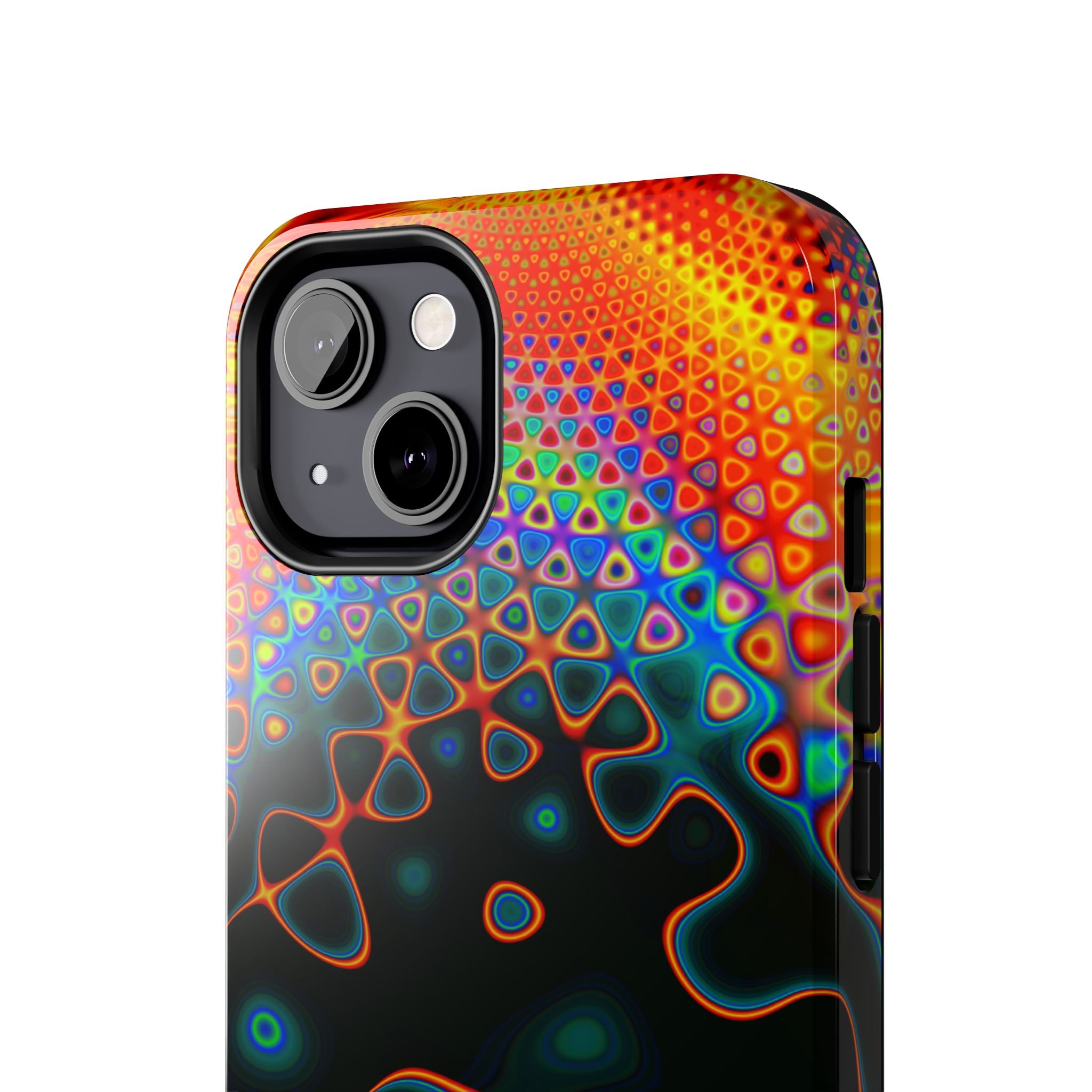 Psychedelic Fractal Tough Phone Case: Colorful Trippy Art