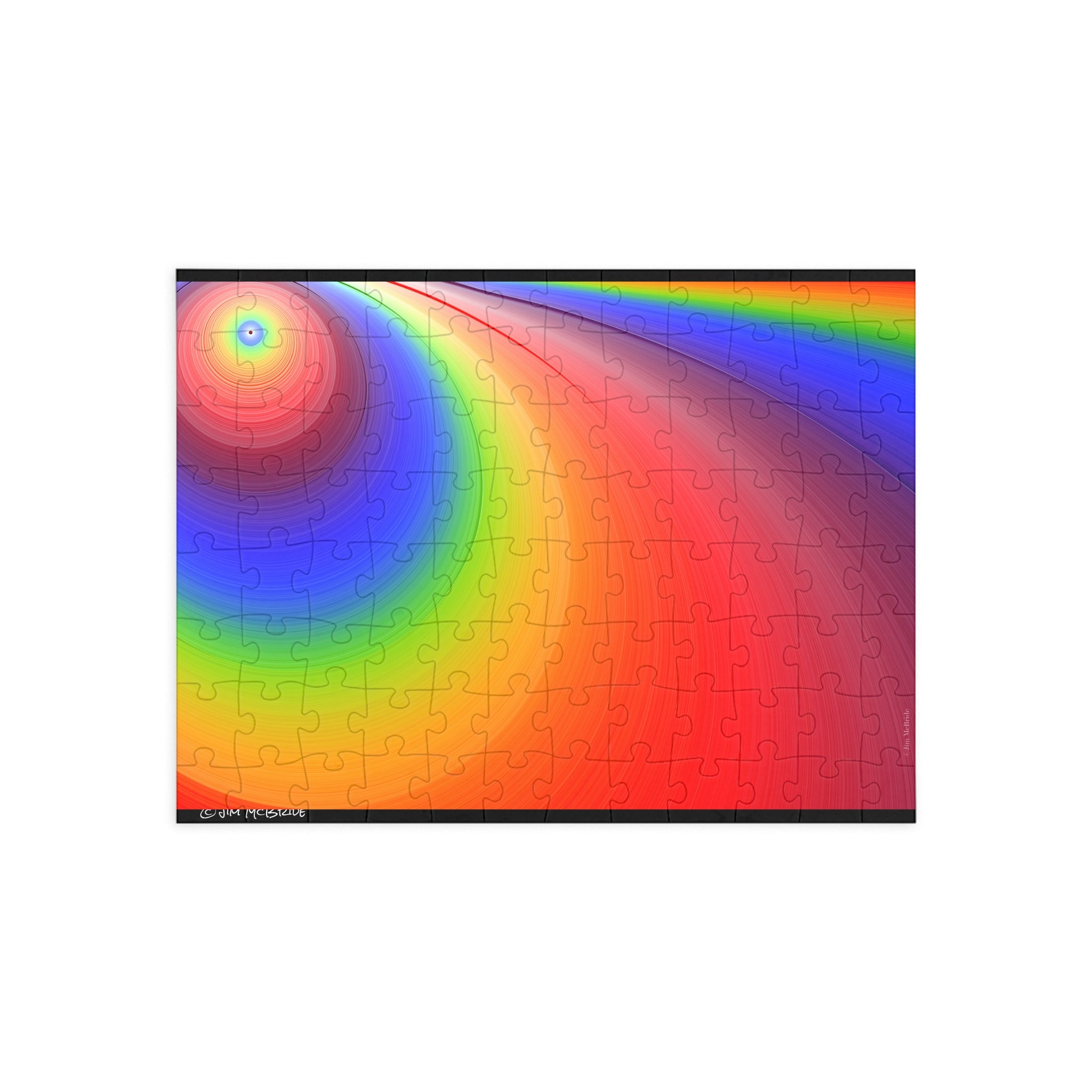 Psychedelic Fractal Jigsaw Puzzle: Vibrant Colors, Fun Challenge (1000-Piece)