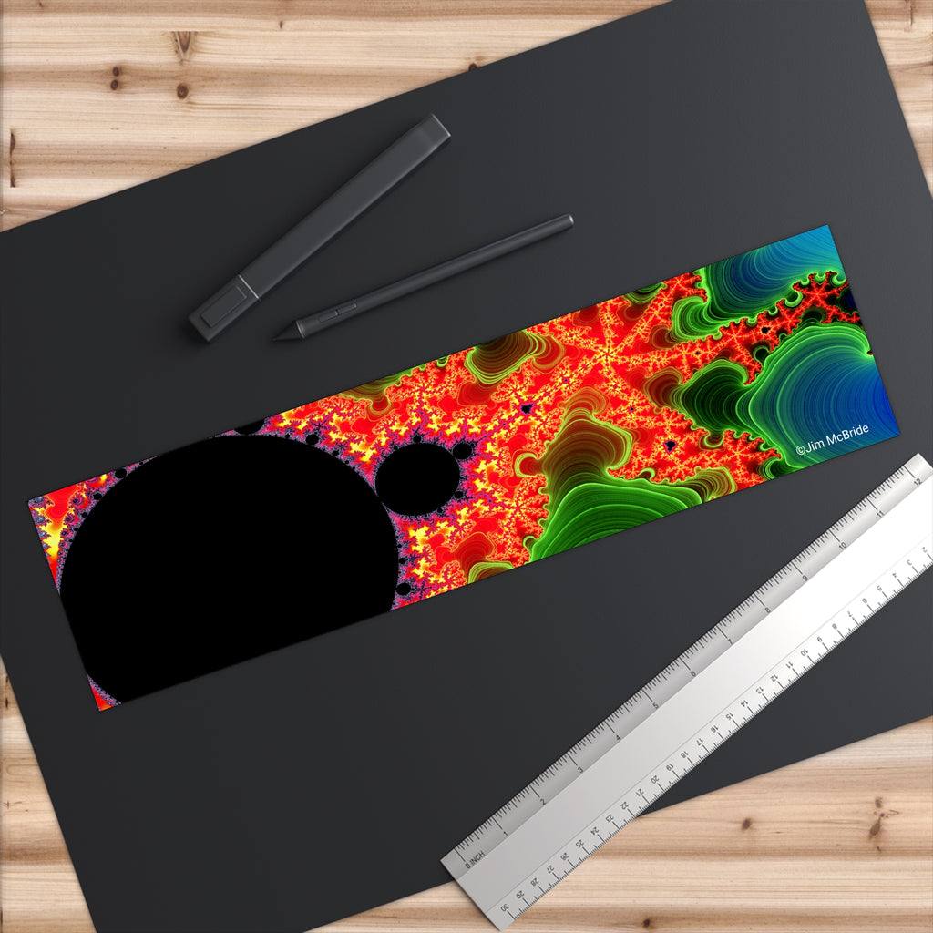 Fractal Bumper Sticker: Trippy Abstract Art, Waterproof Vinyl