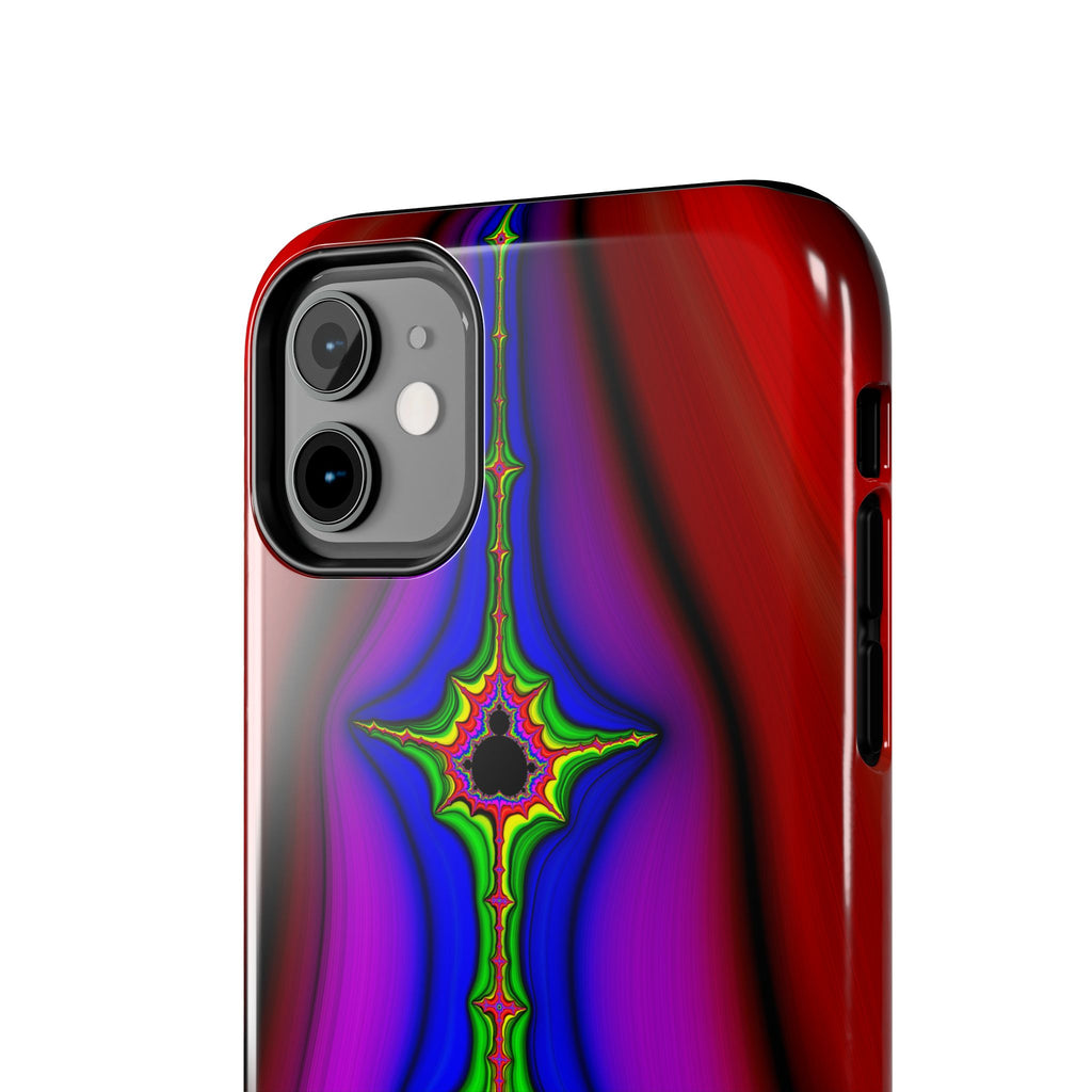 Psychedelic Fractal Tough Phone Case: Colorful Trippy Art