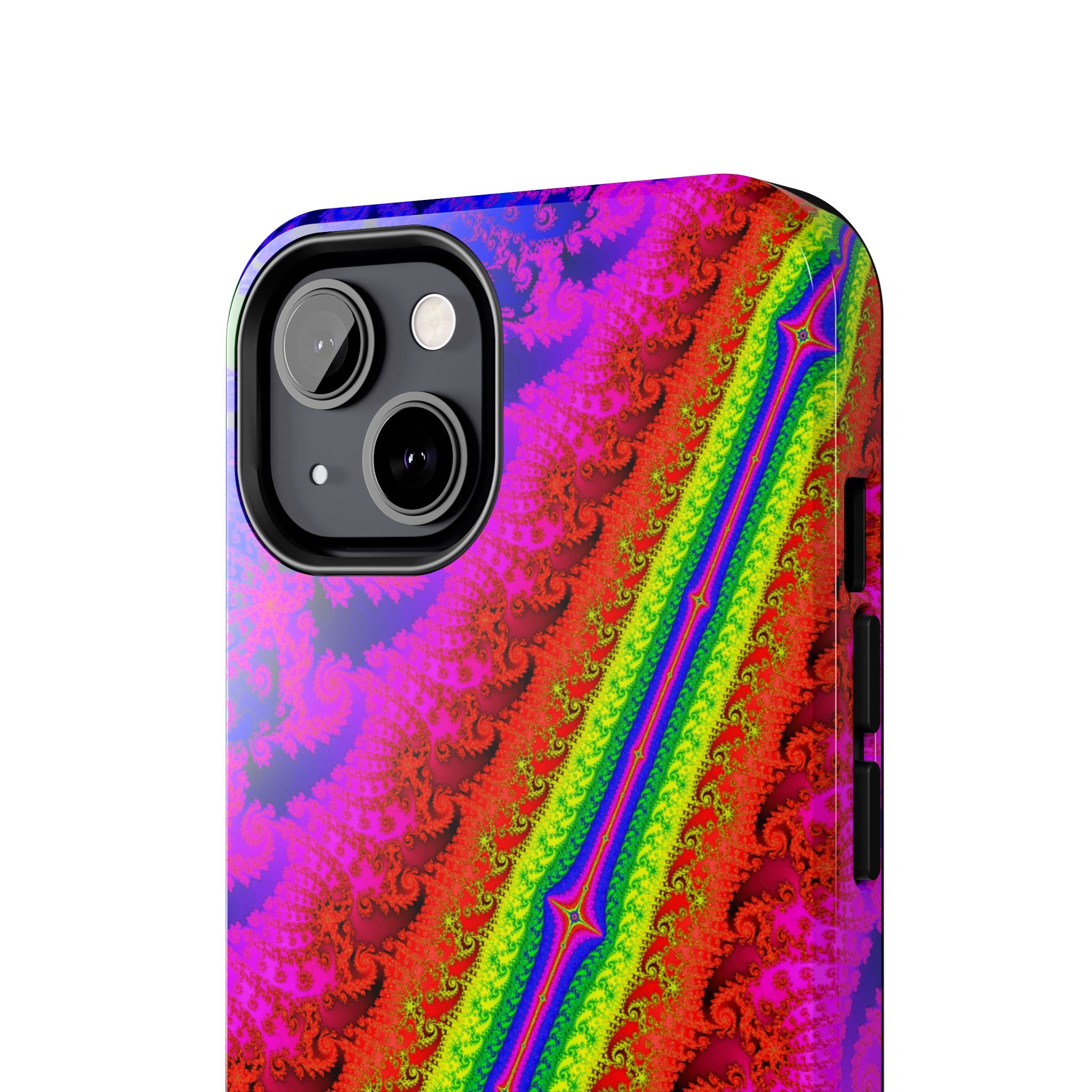 Psychedelic Fractal Tough Phone Case: Colorful Trippy Art