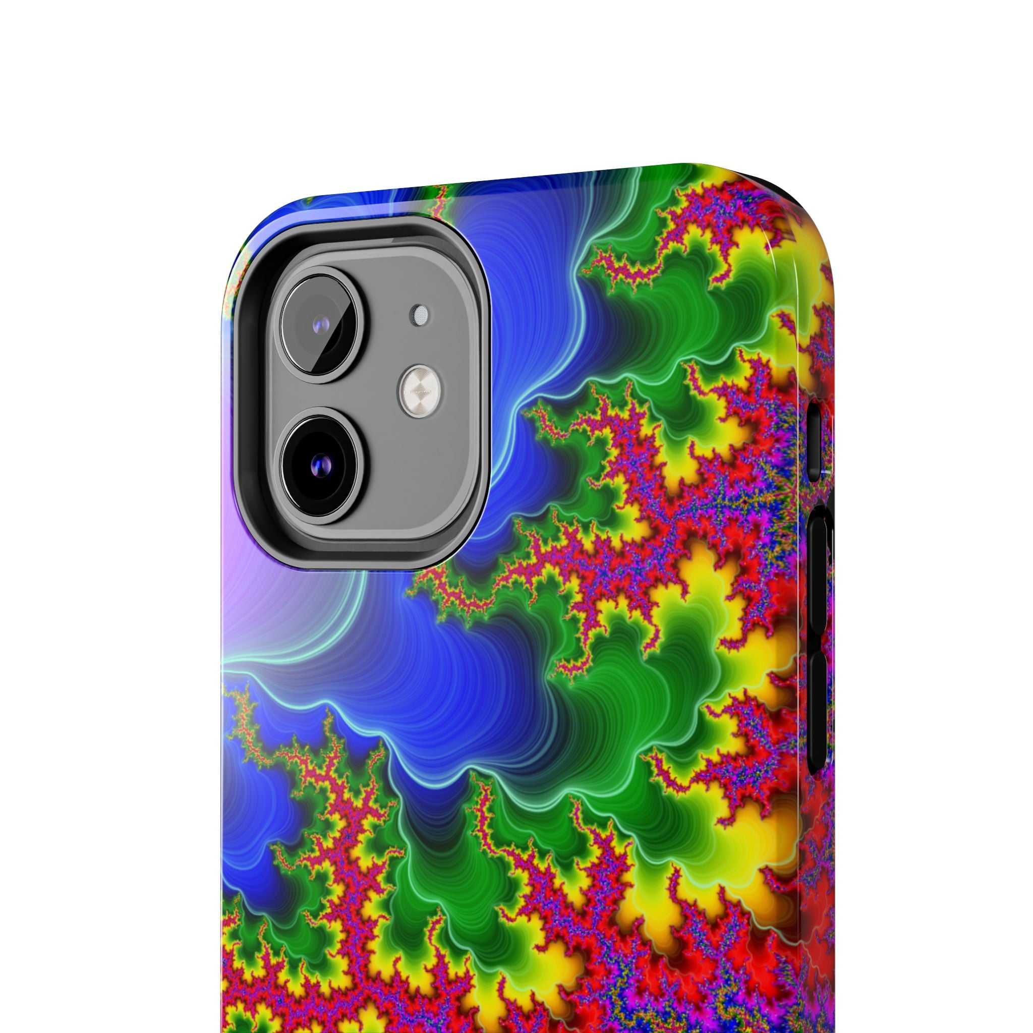 Psychedelic Fractal Tough Phone Case: Colorful Trippy Art